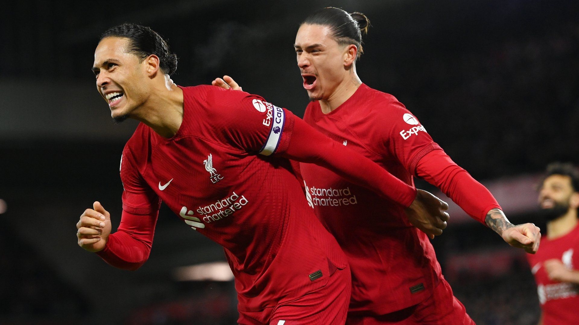 Virgil van Dijk Darwin Nunez Liverpool 2022-23