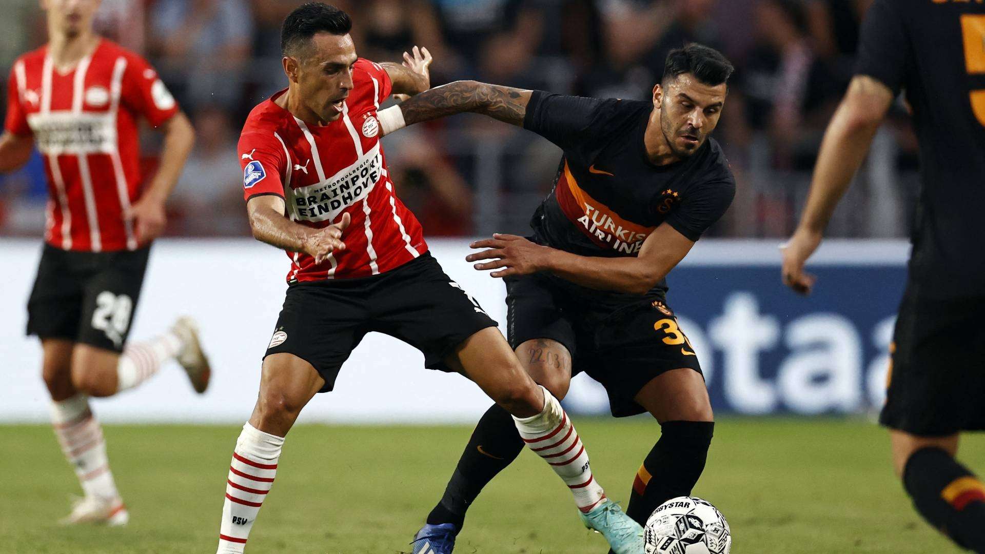 Galatasaray Istanbul PSV Eindhoven Eran Zahavi Aytac Kara