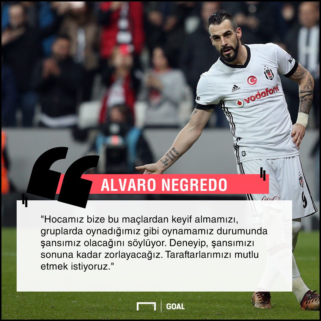 Alvaro Negredo Besiktas Quote