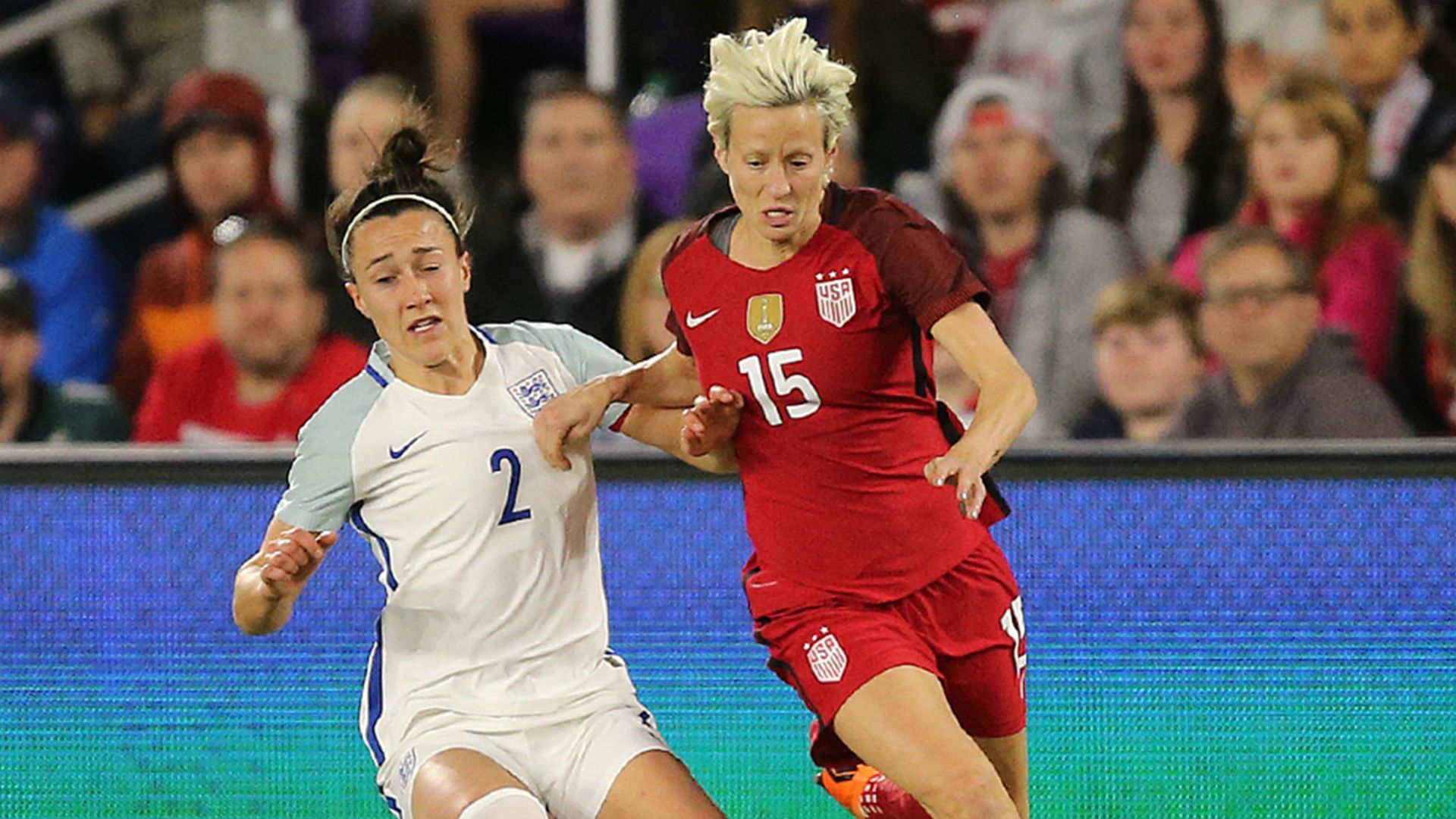 Lucy Bronze Megan Rapinoe U.S. women England women