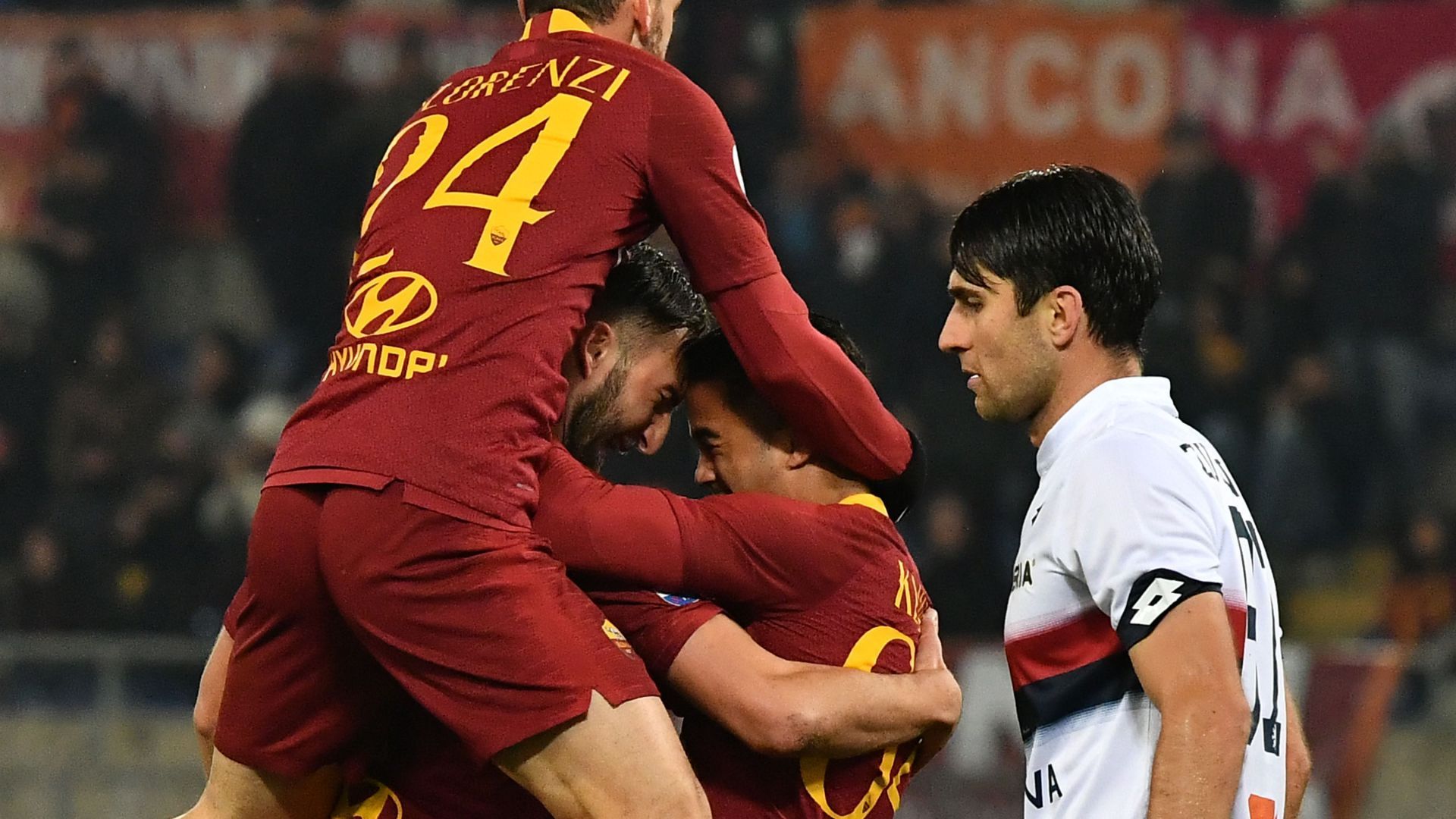Bryan Cristante Roma Genoa Serie A
