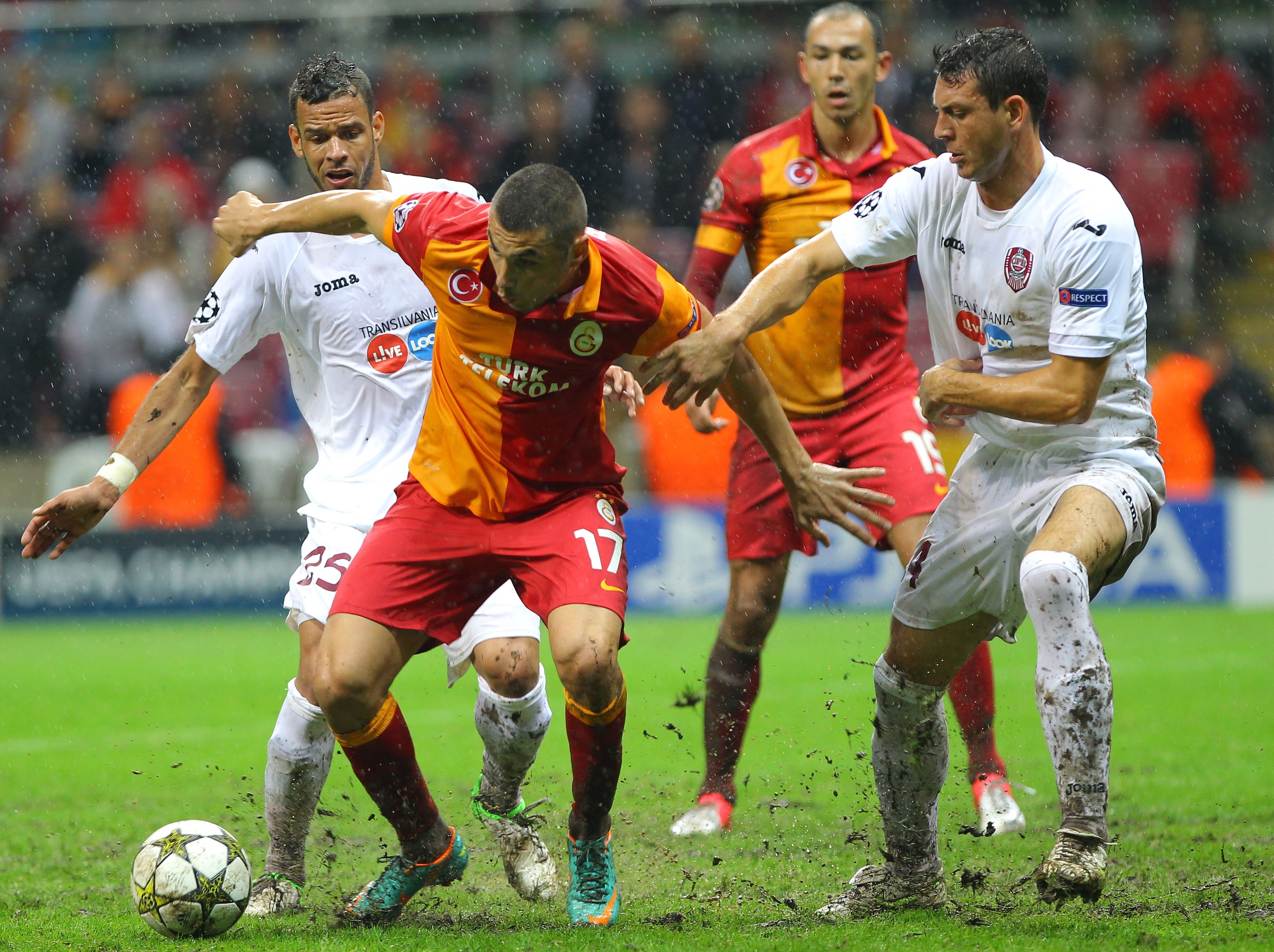 Burak Yilmaz Galatasaray vs Cluj 10/23/12