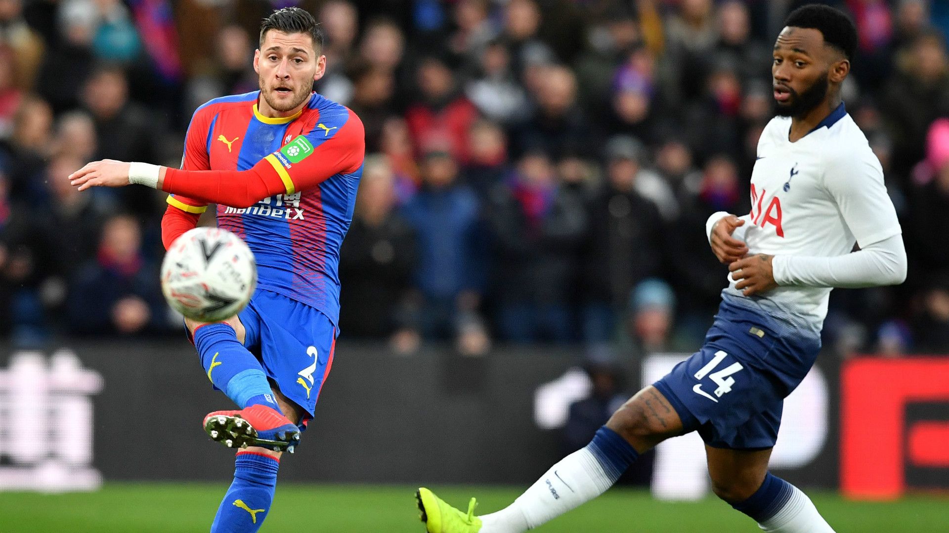 JOEL WARD CRYSTAL PALACE GEORGES-KEVIN N'KOUDOU TOTTENHAM FA CUP 27012019
