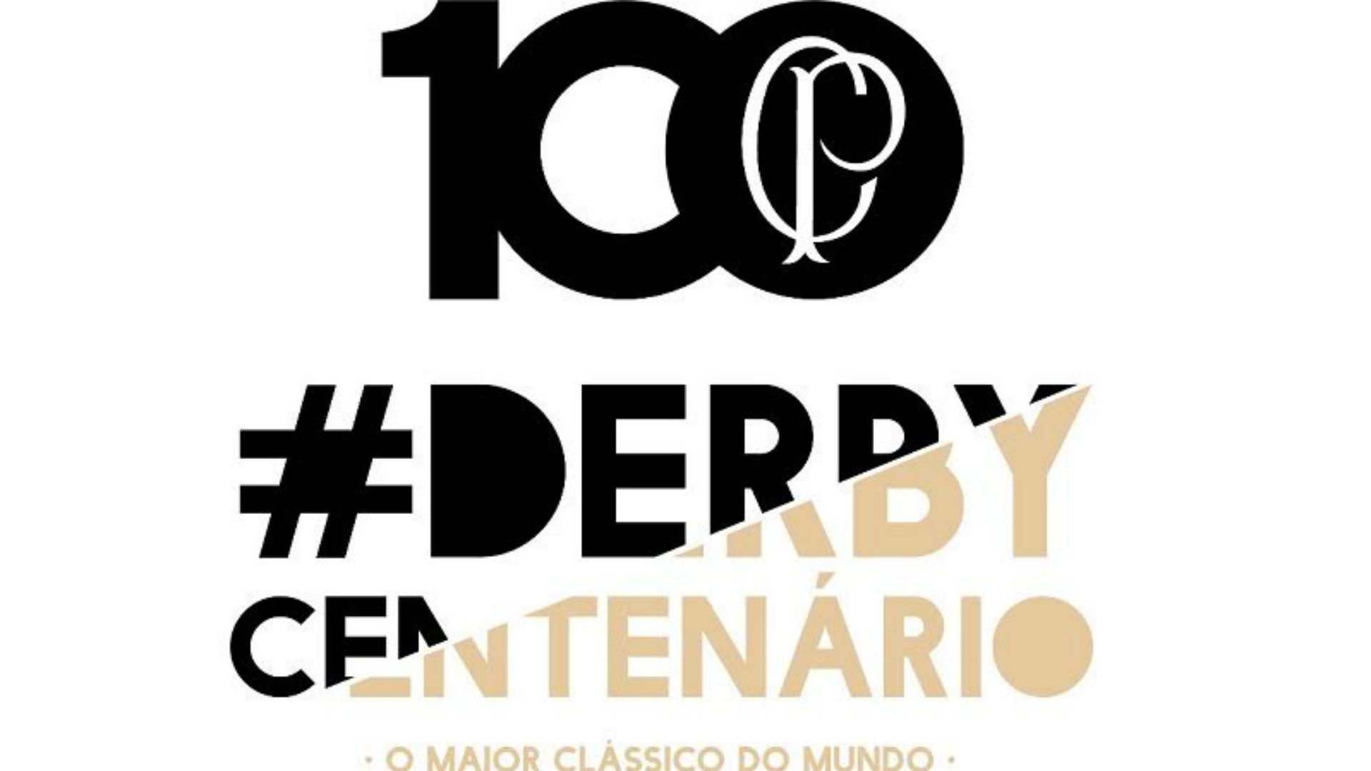 Corinthians e Palmeiras - Logo 100 anos Derby