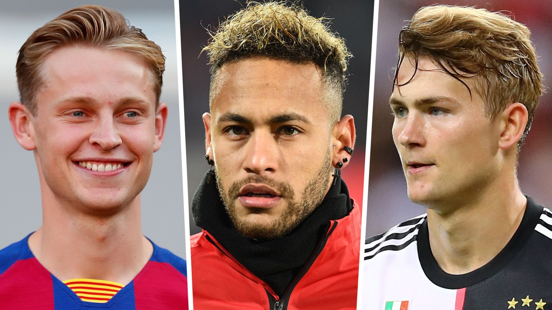 Frenkie de Jong Neymar Matthijs de Ligt