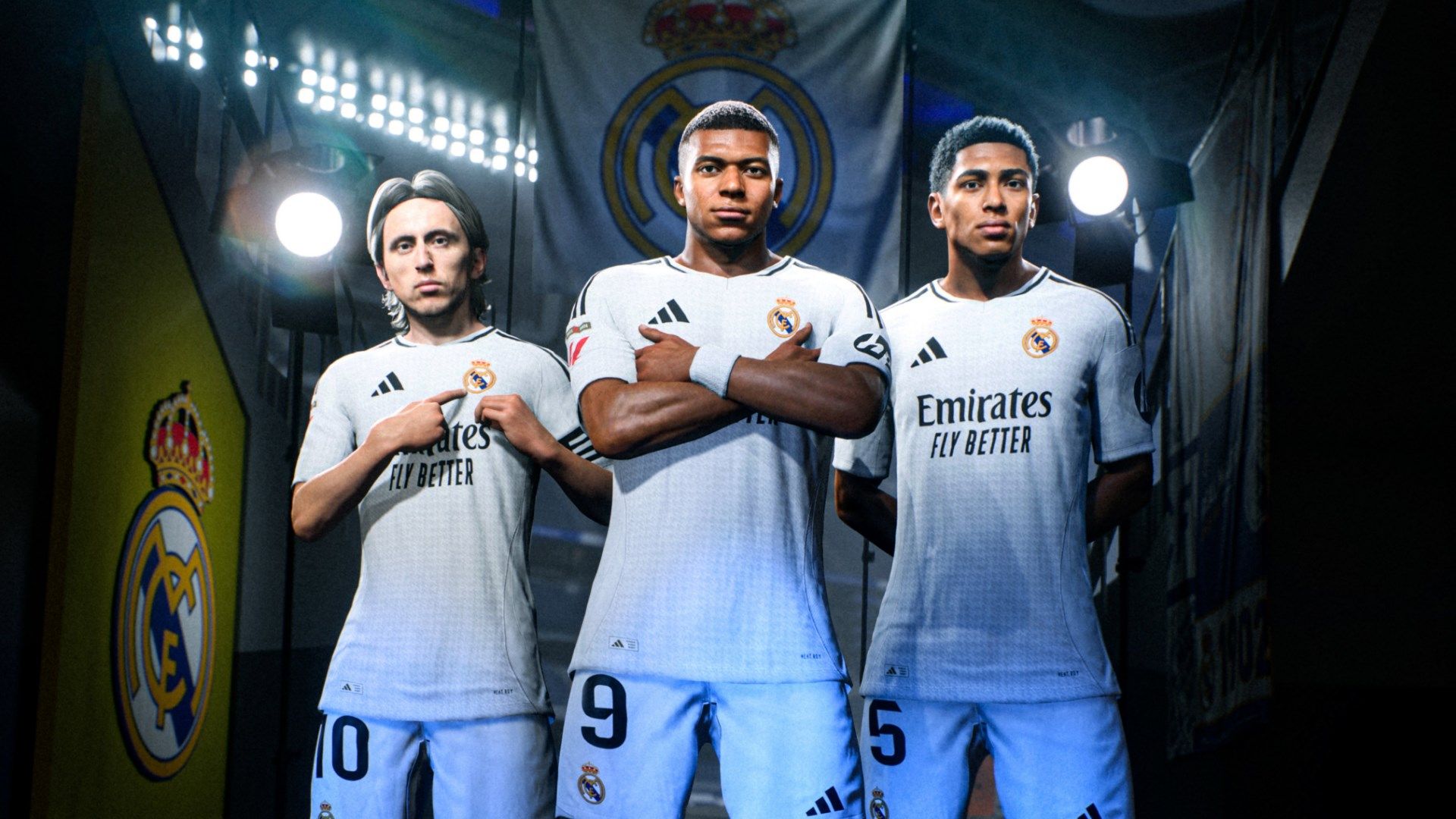 Luka Modric Kylian Mbappe Jude Bellingham EA Sports FC 25