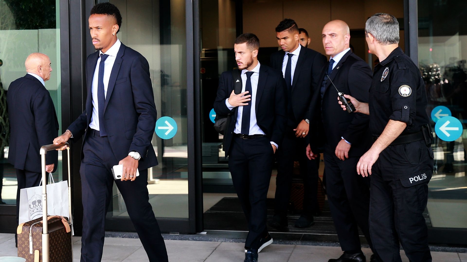 Real Madrid arrives Istanbul