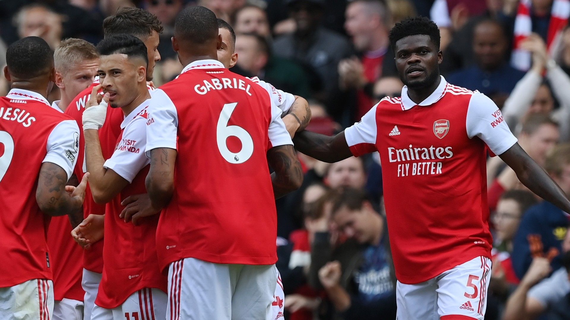 Thomas Partey Arsenal Tottenham 2022-23