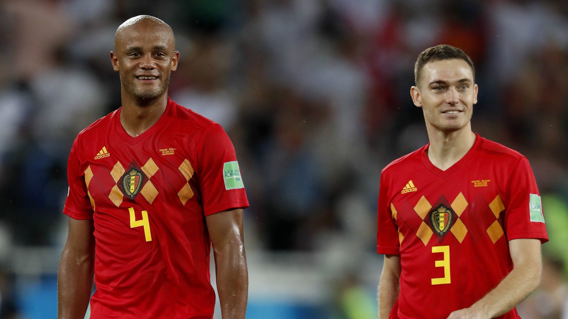 Thomas Vermaelen Vincent Kompany Belgium WC 2018