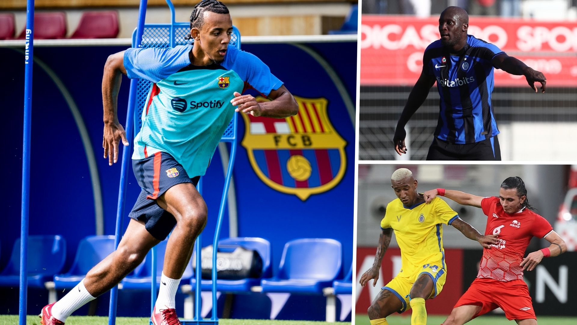 Jules Kounde, Romelu Lukaku, Talisca GFX