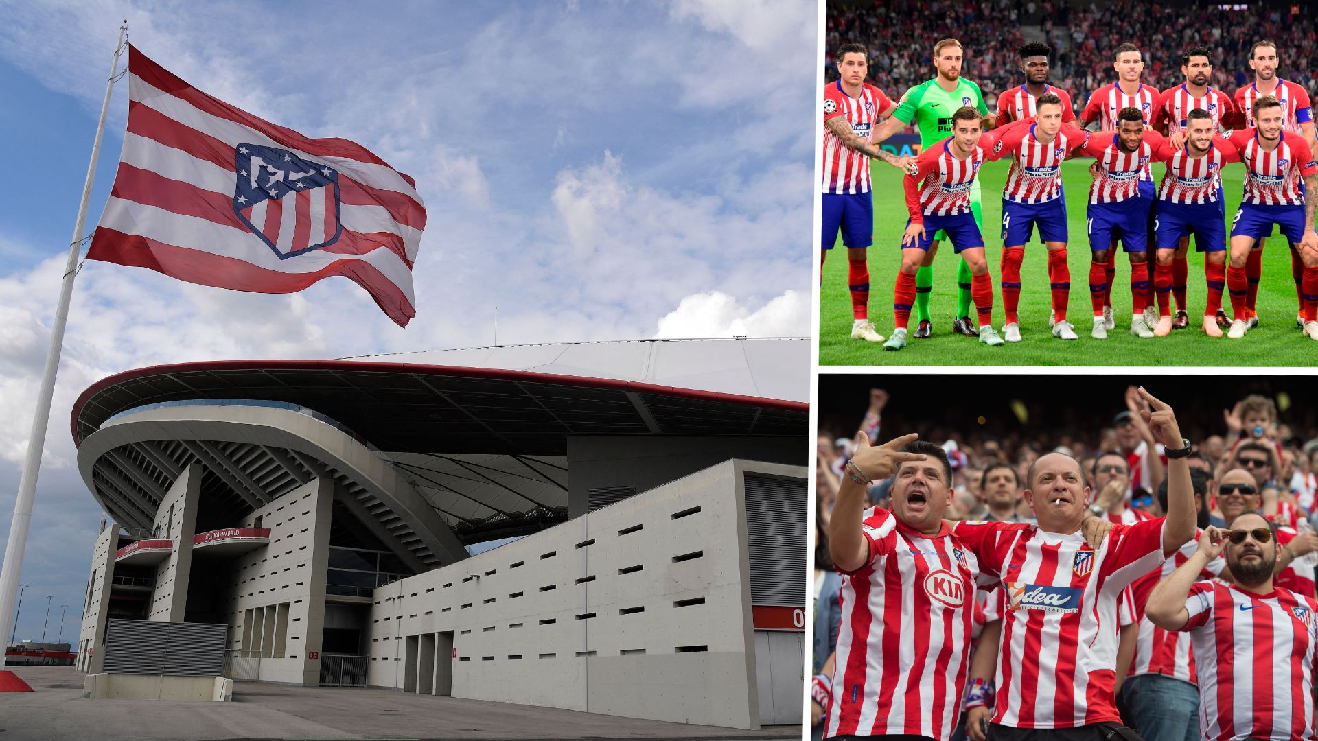 Atletico Madrid colchoneros aficionados