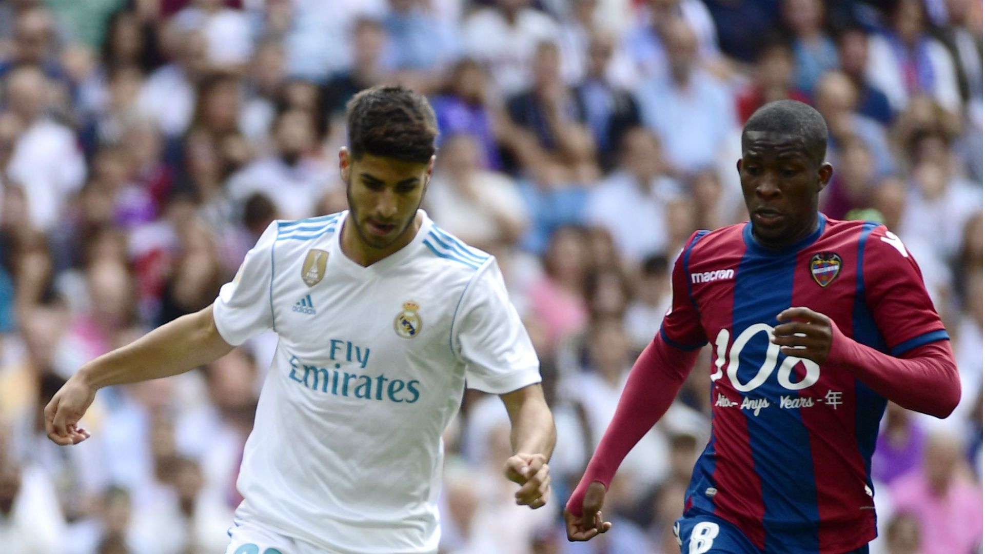 Jefferson Lerma Real Madrid vs Levante 10082017