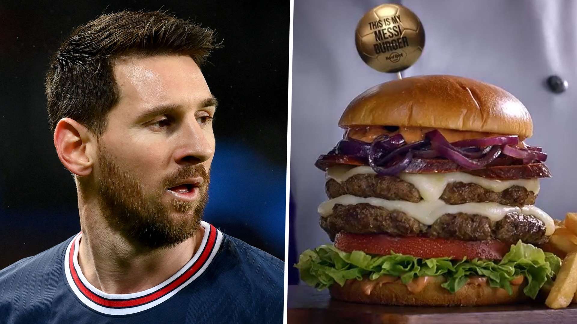 Lionel Messi Messi Burger Hard Rock Cafe