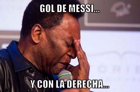 Meme Pelé Messi