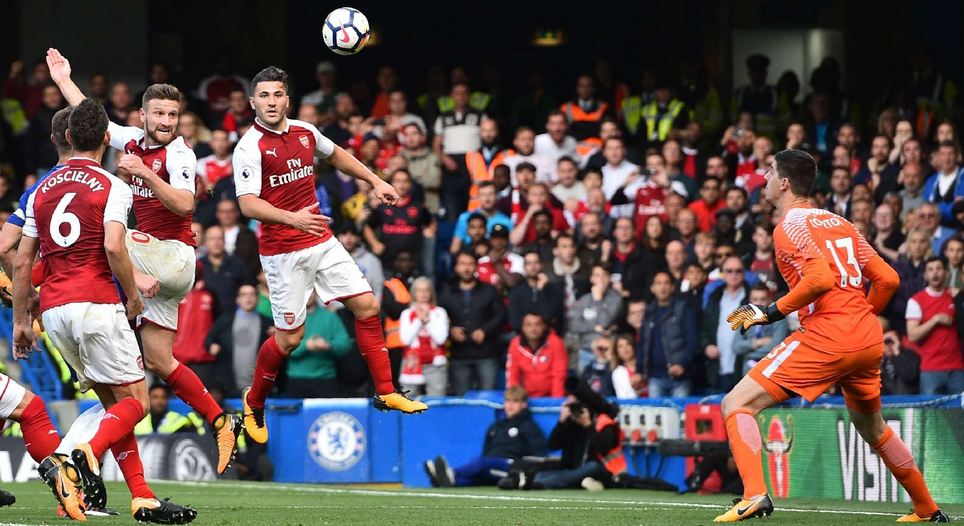 Shkodran Mustafi Chelsea Arsenal