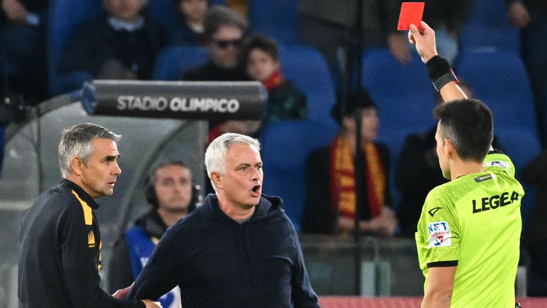 Mourinho red card
