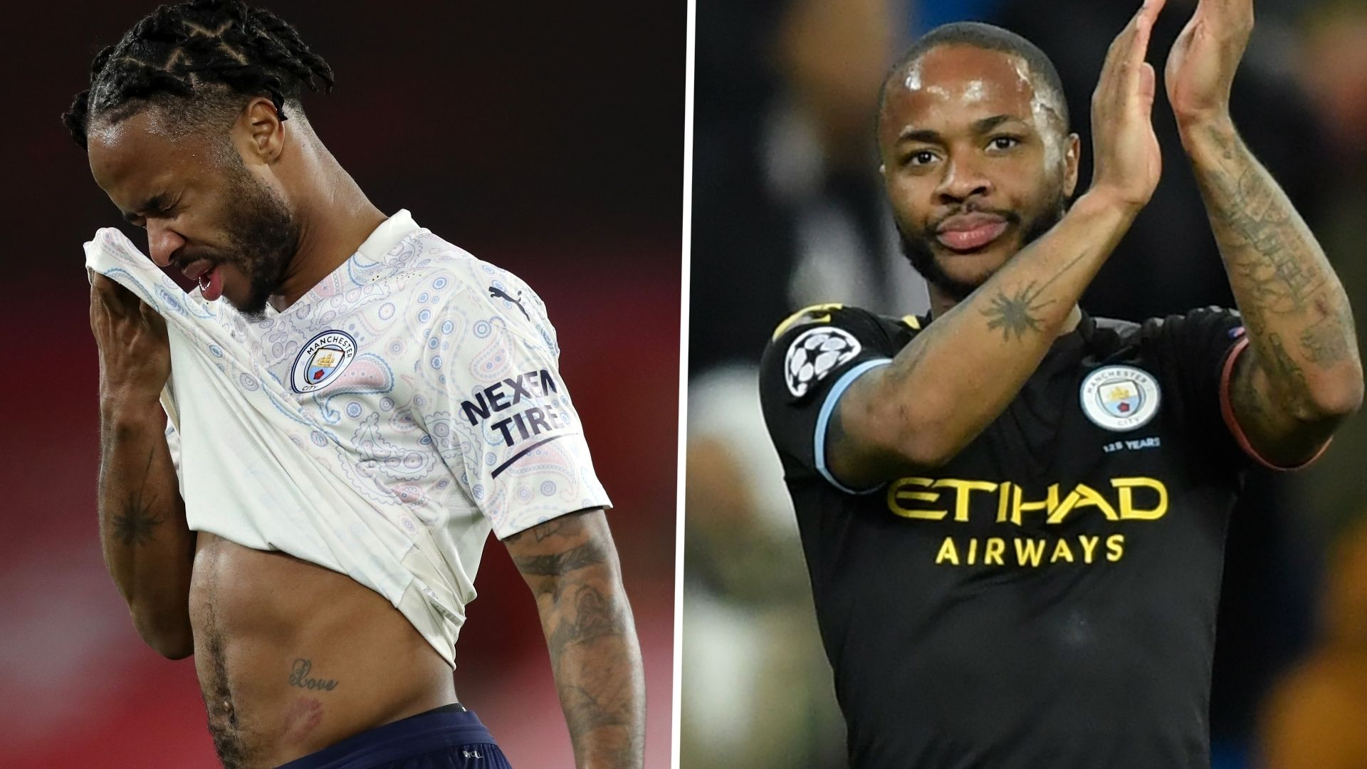 Raheem Sterling tattoos