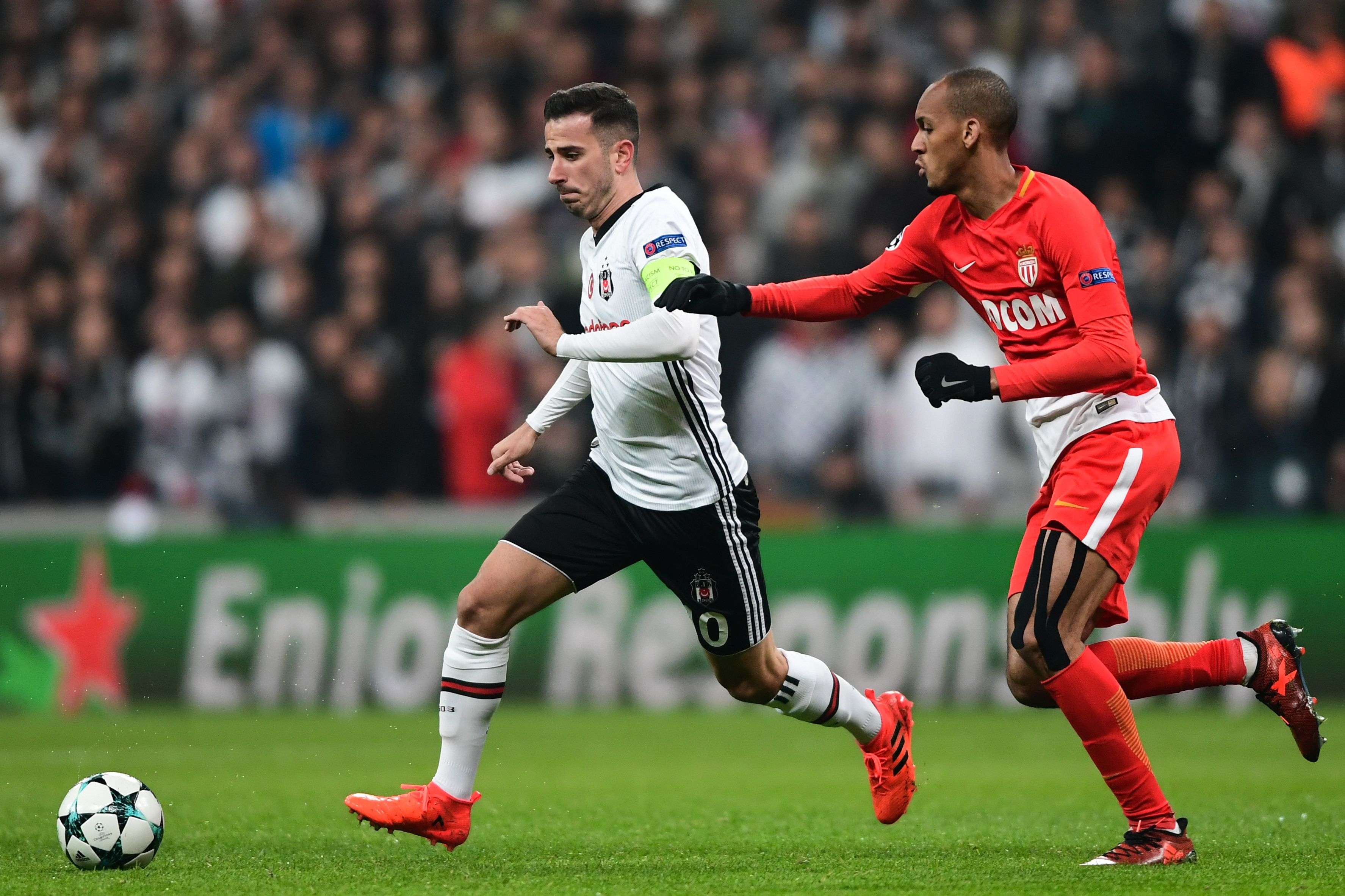 Oguzhan Ozyakup Fabinho Besiktas Monaco