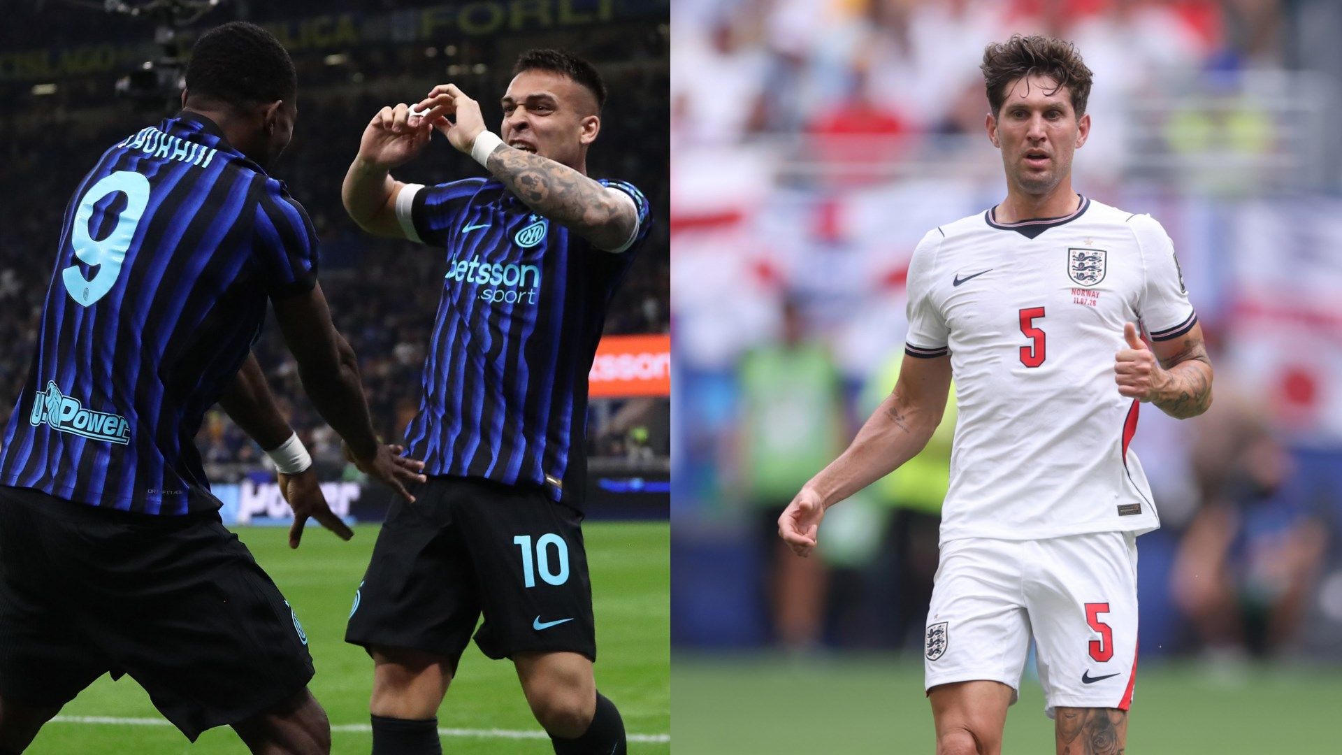Lautaro Martinez Thuram Stones