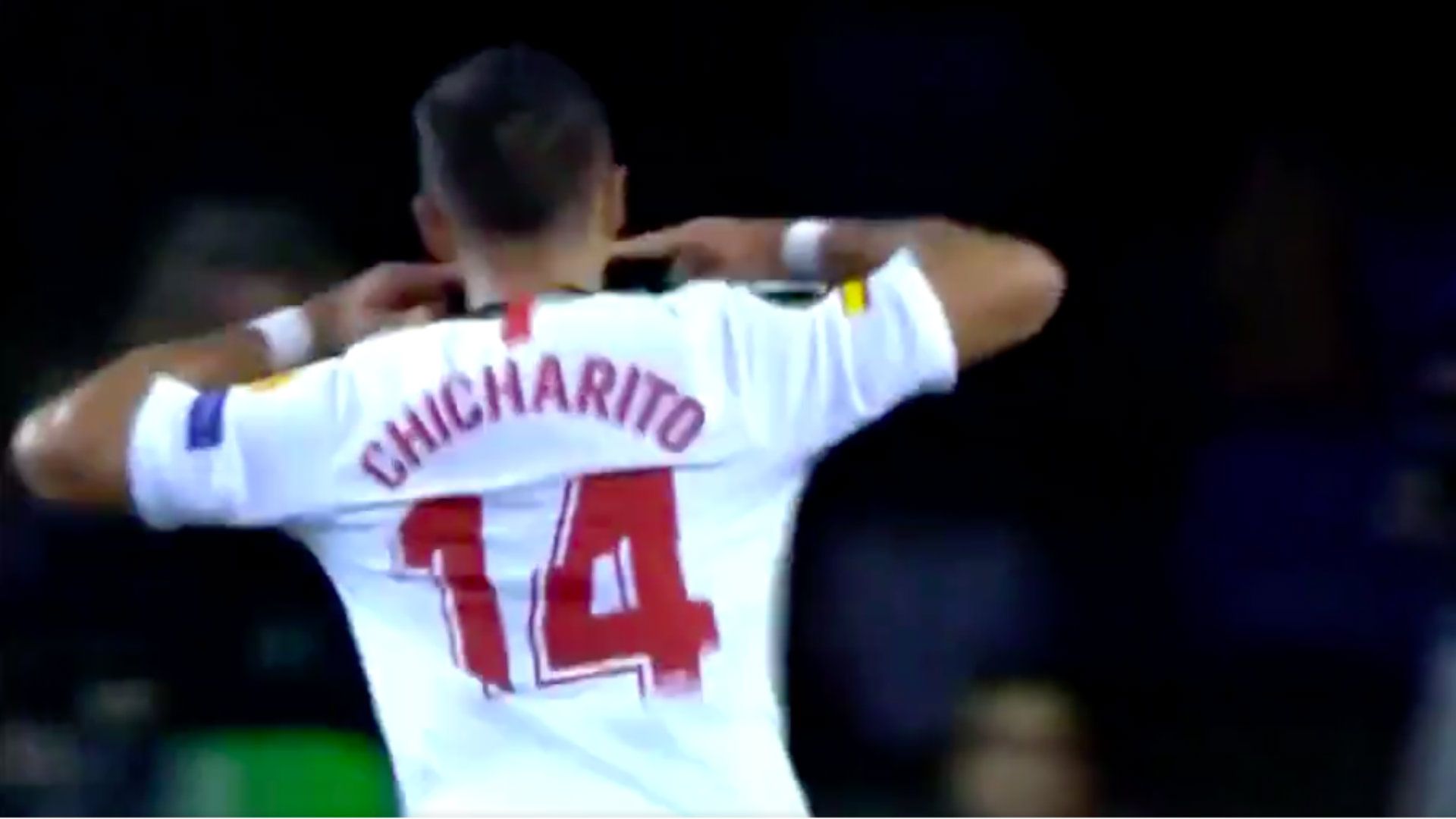Chicharito Festejo Sevilla