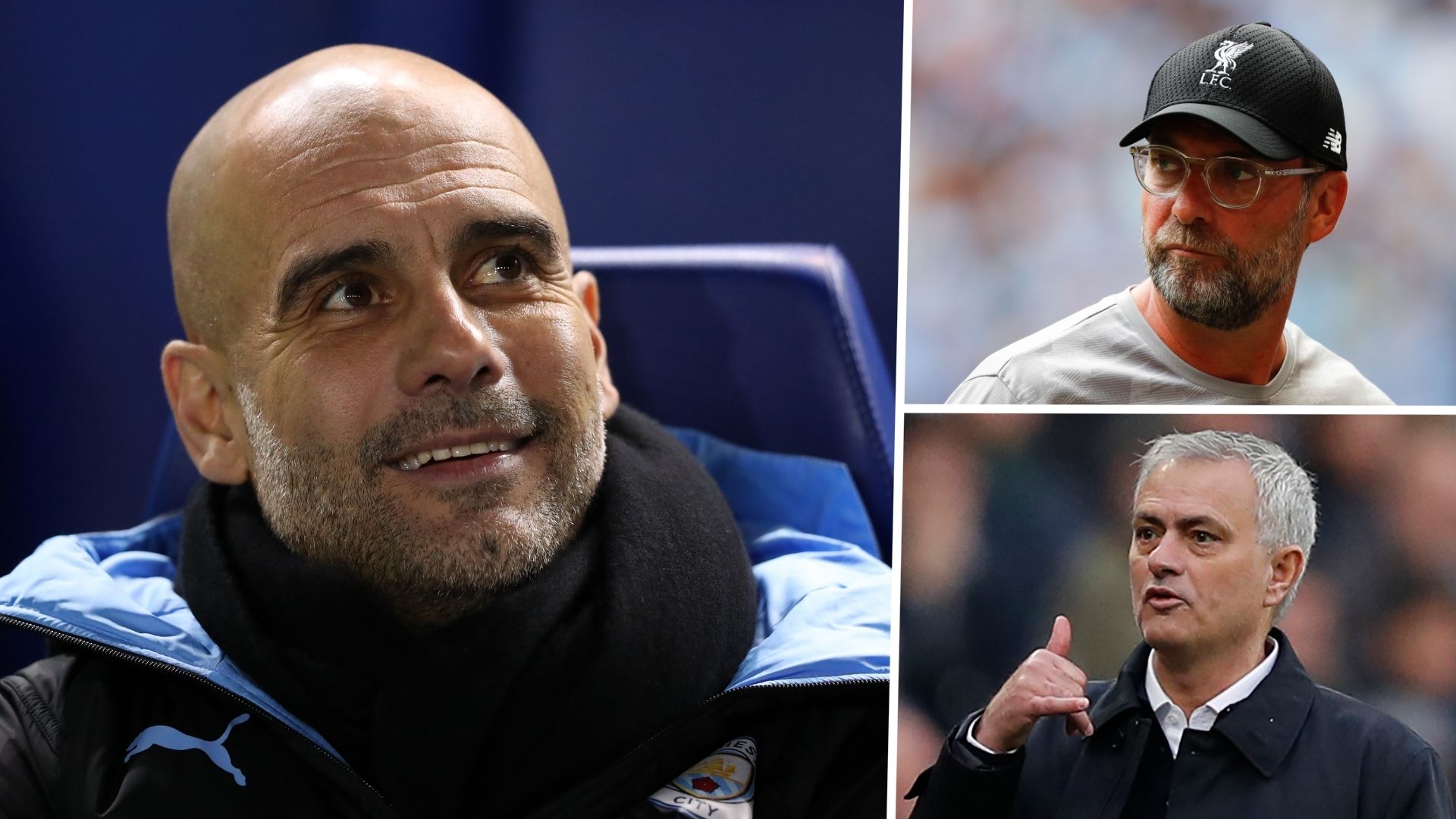 Pep Guardiola Jurgen Klopp Jose Mourinho GFX