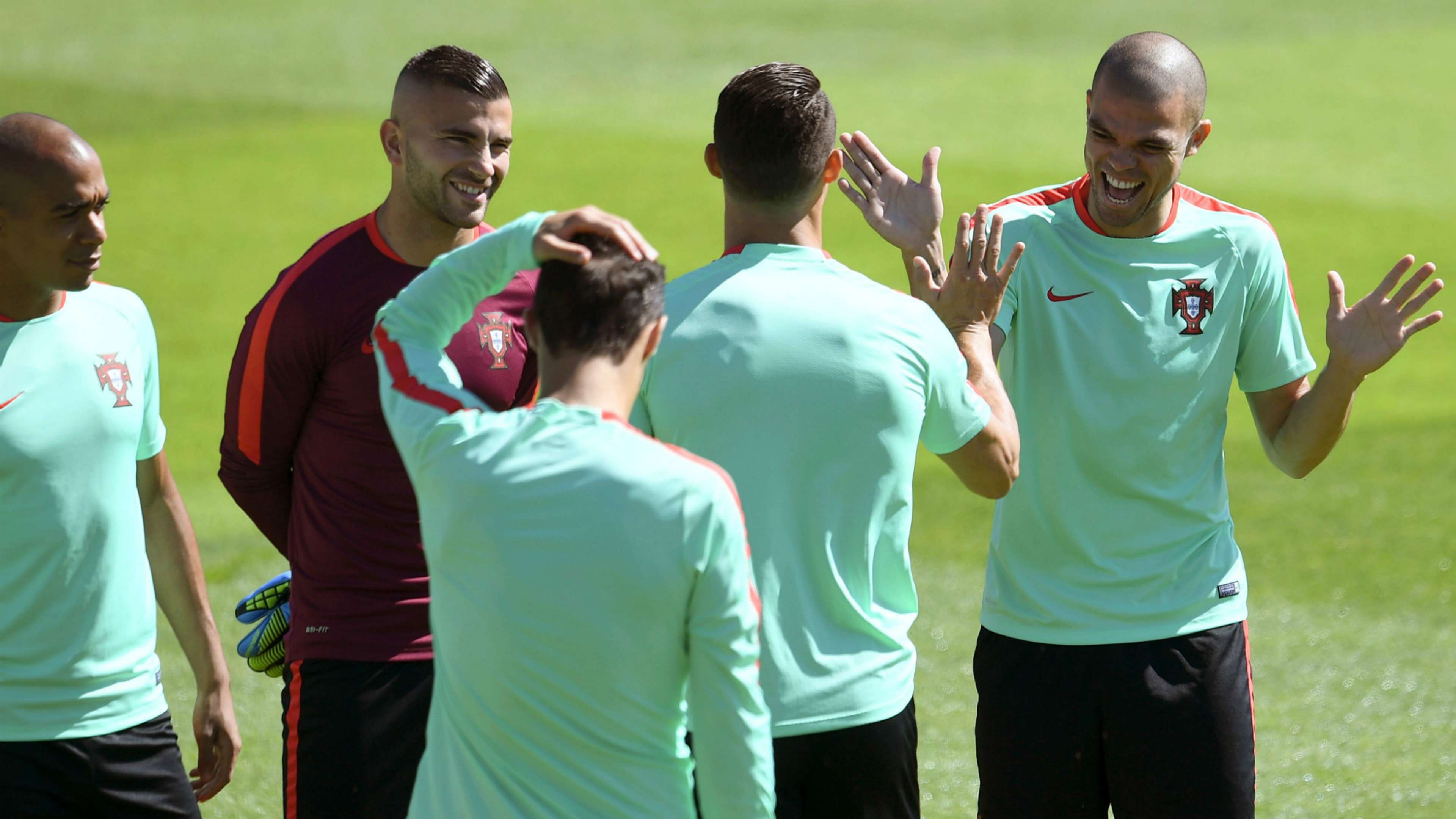 Pepe Portugal training Euro 2016