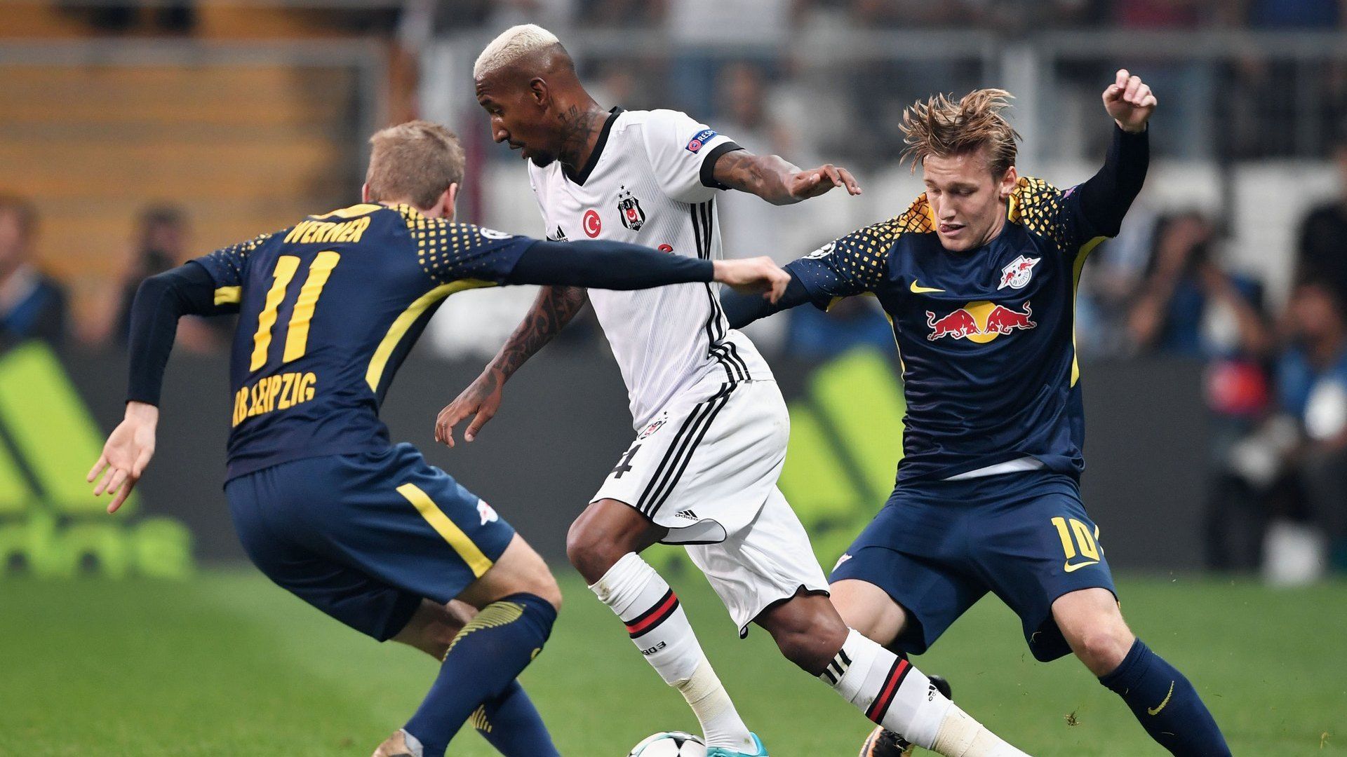 Timo Werner Anderson Talisca Emil Forsberg Besiktas RB Leipzig 9262017 UCL