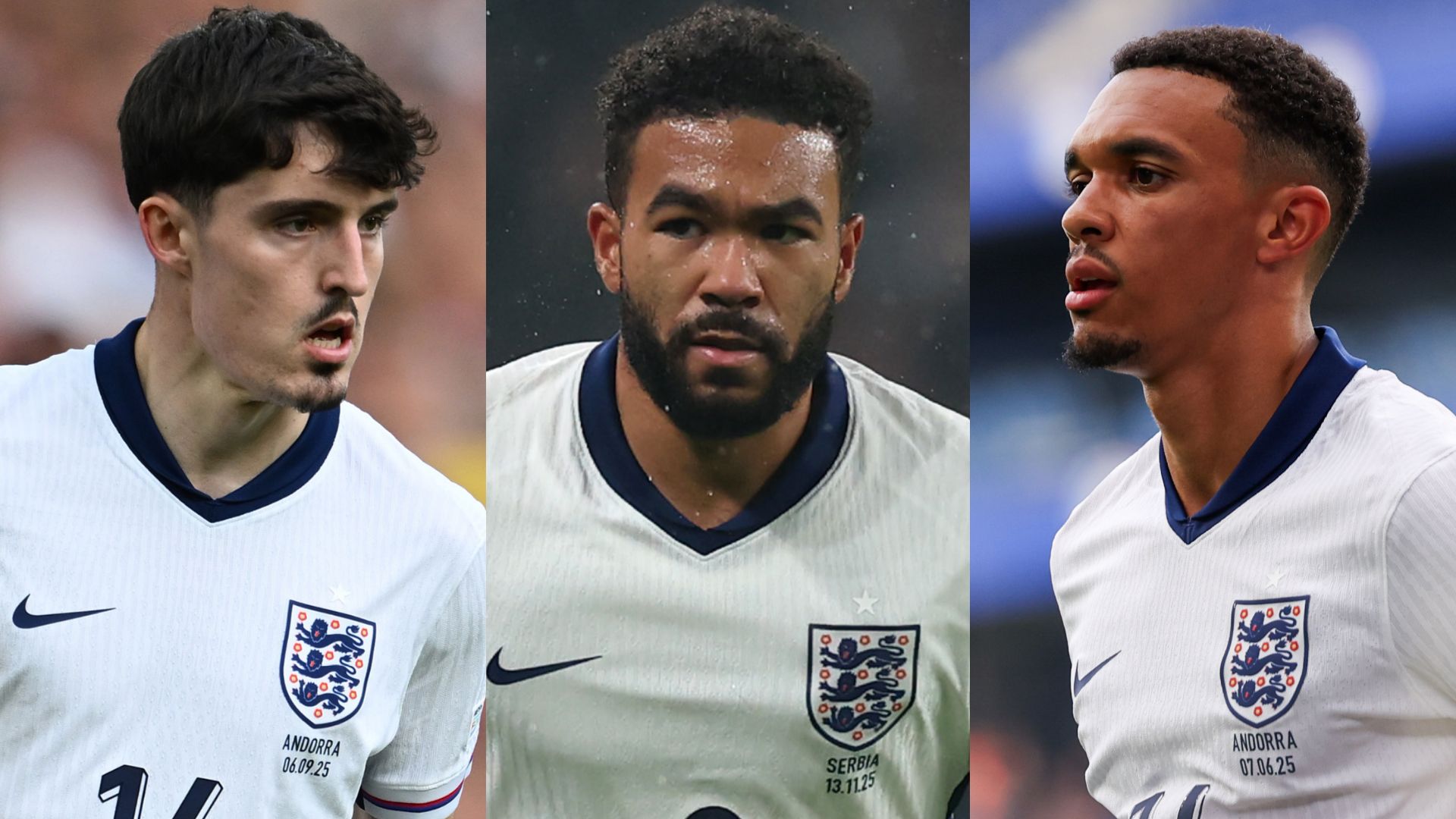 Reece James Trent Alexander-Arnold Tino Livramento England 2026