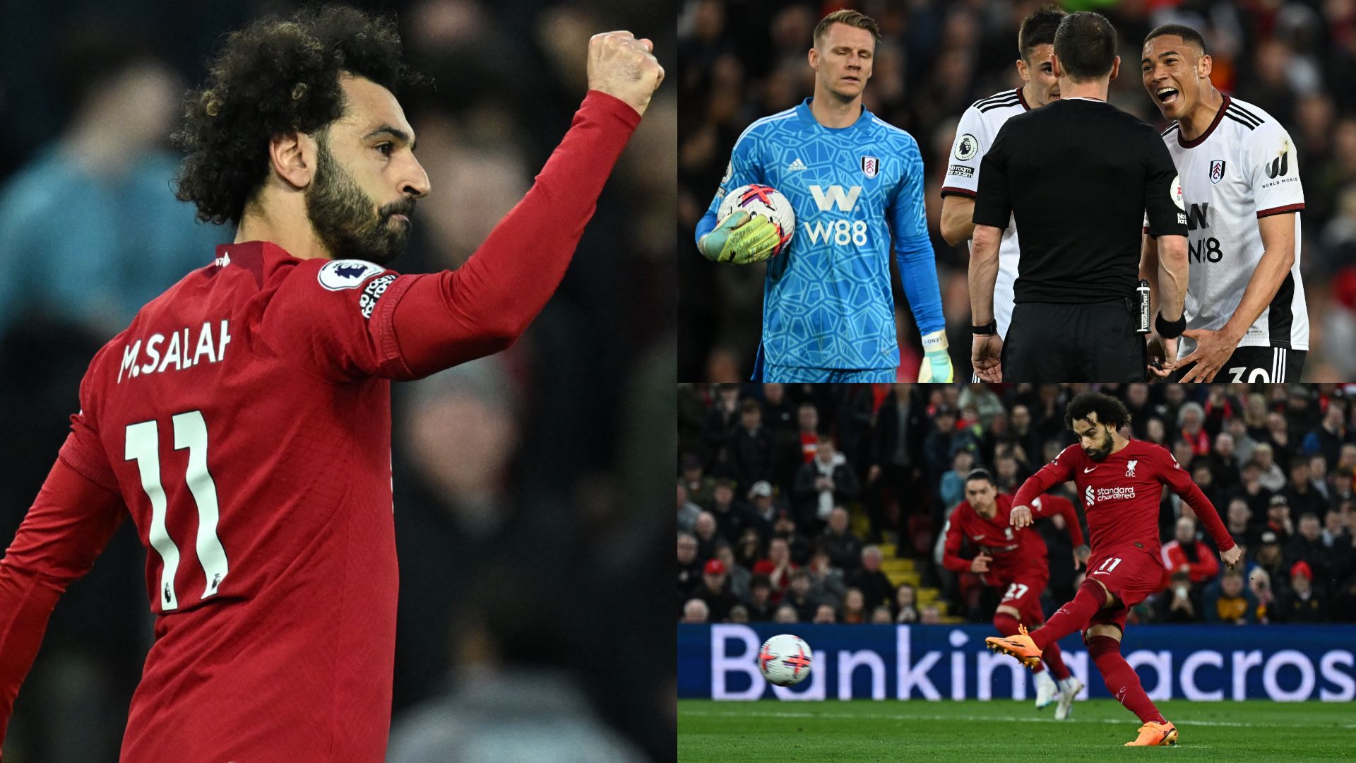 Mohamed Salah Fulham ref Liverpool 2022-23