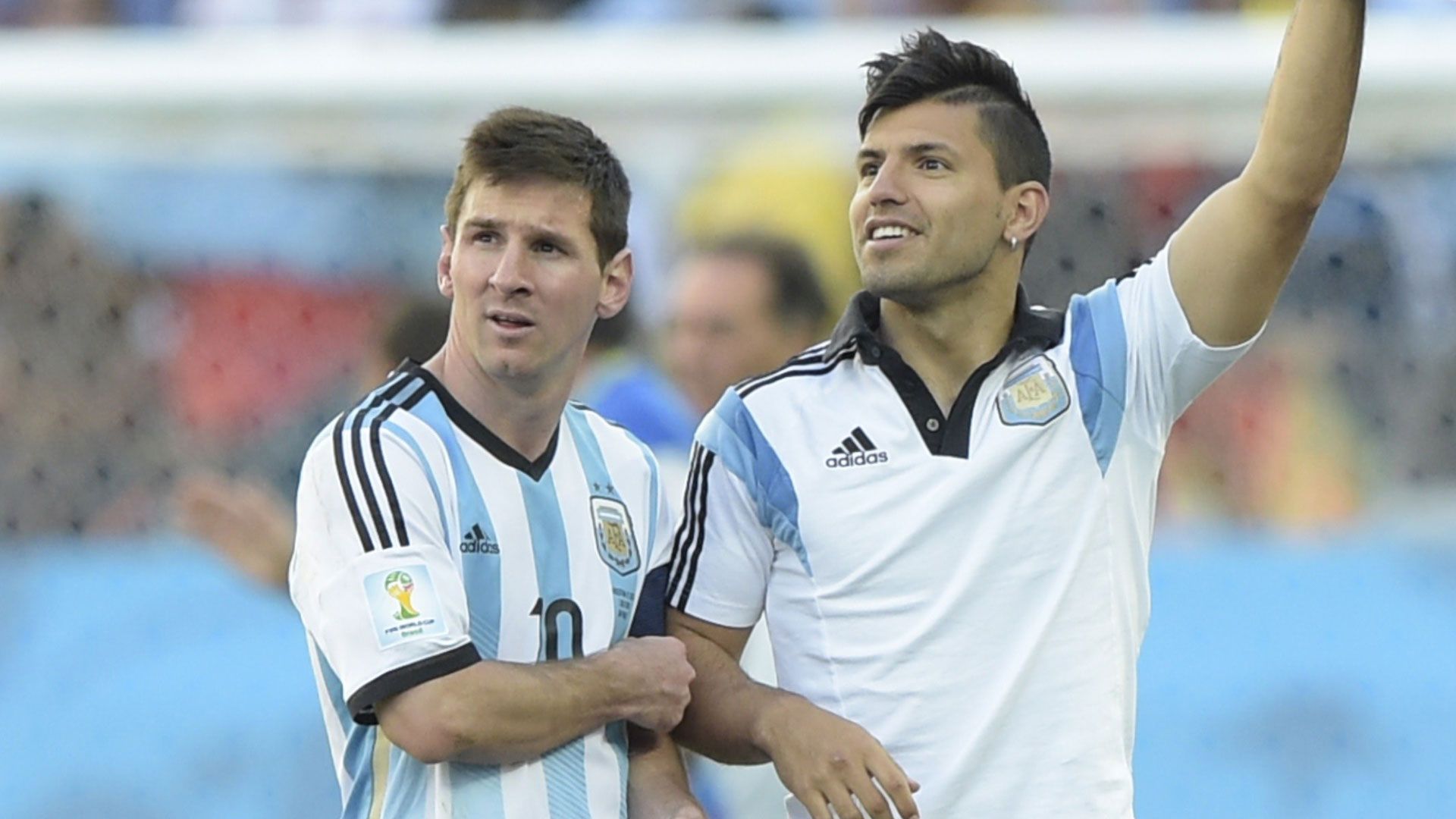 Lionel Messi, Sergio Agüero 07012014