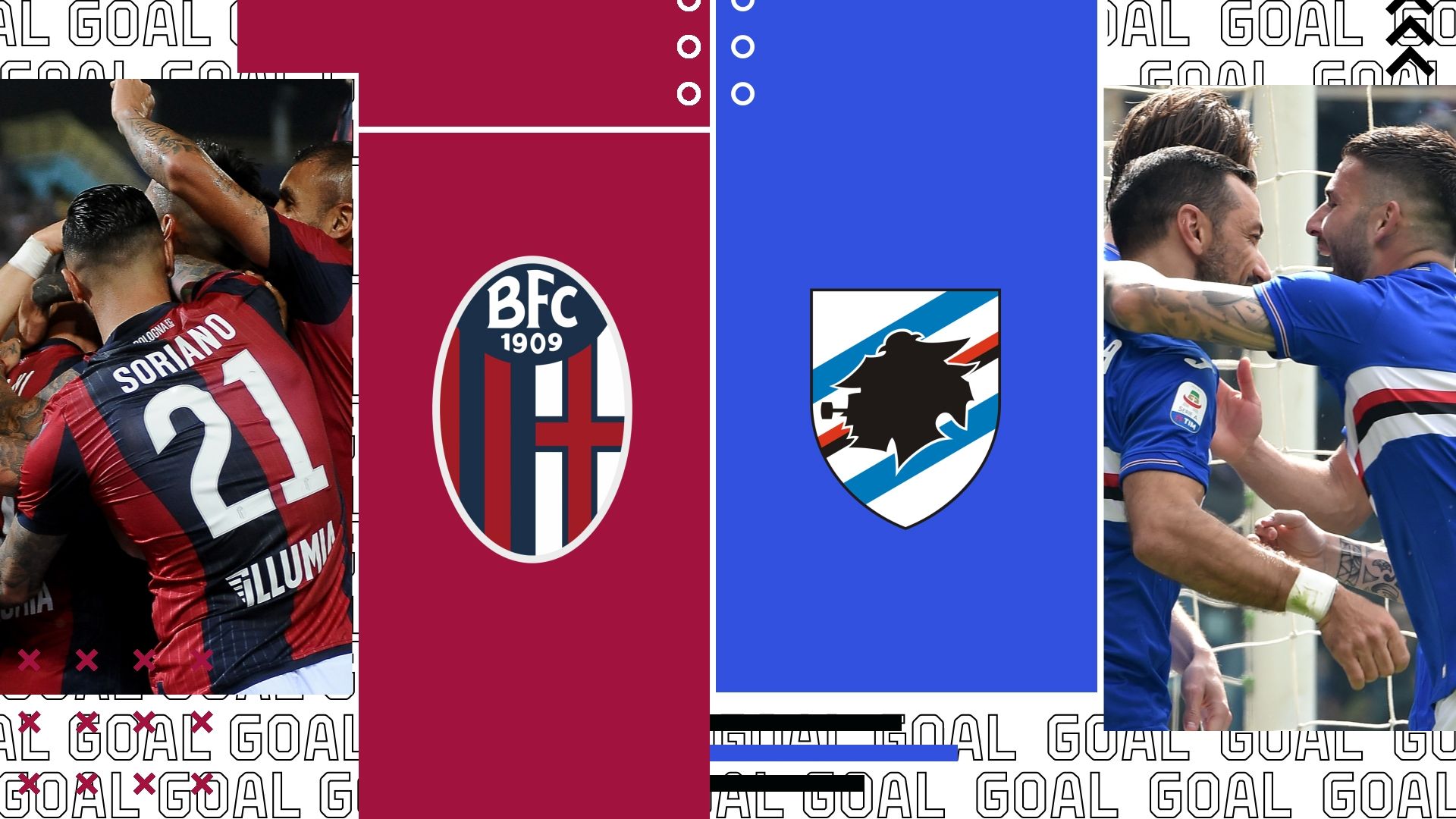 Bologna-Sampdoria tv streaming