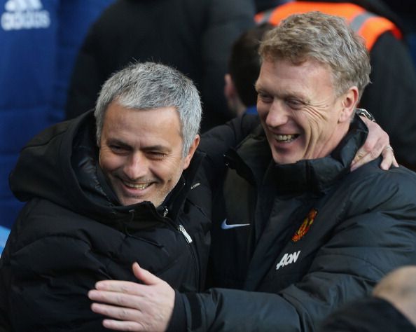 Moyes and Mourinho_Manchester United_Chelsea