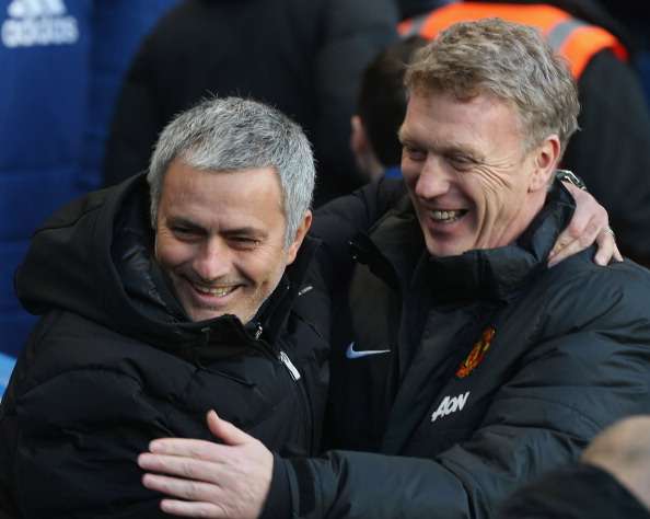 Moyes and Mourinho_Manchester United_Chelsea