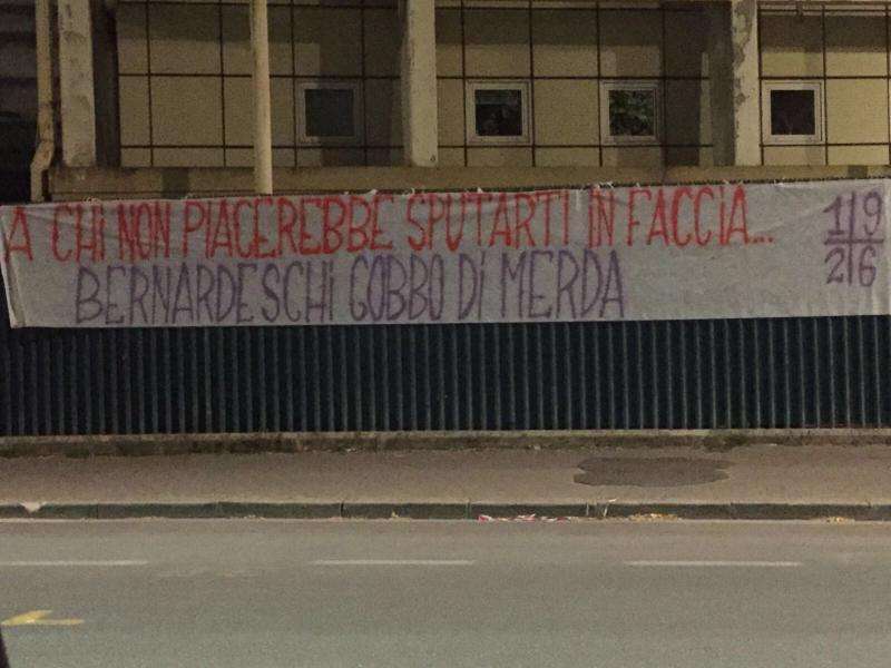 Striscione Bernardeschi