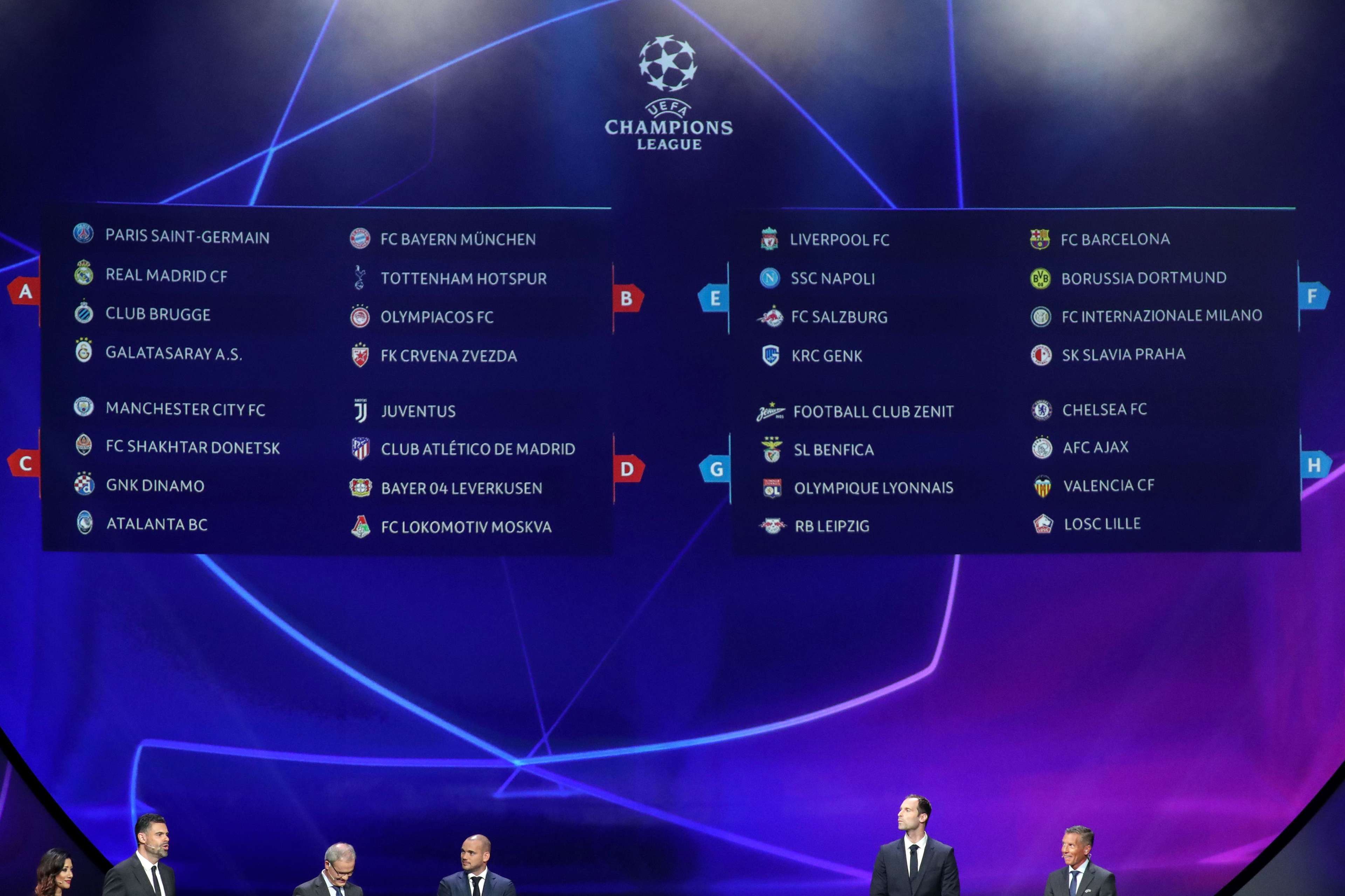 Sorteo UCL