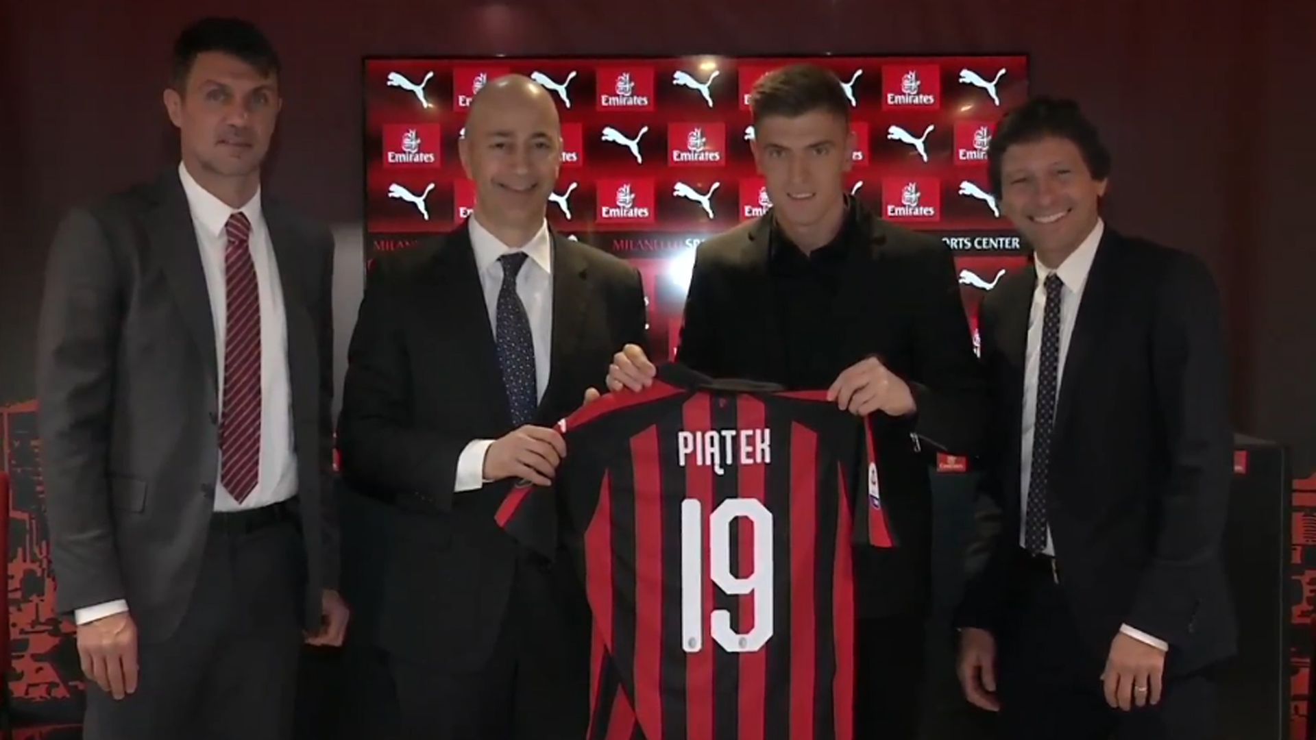Maldini Gazidis Leonardo Piatek Milan