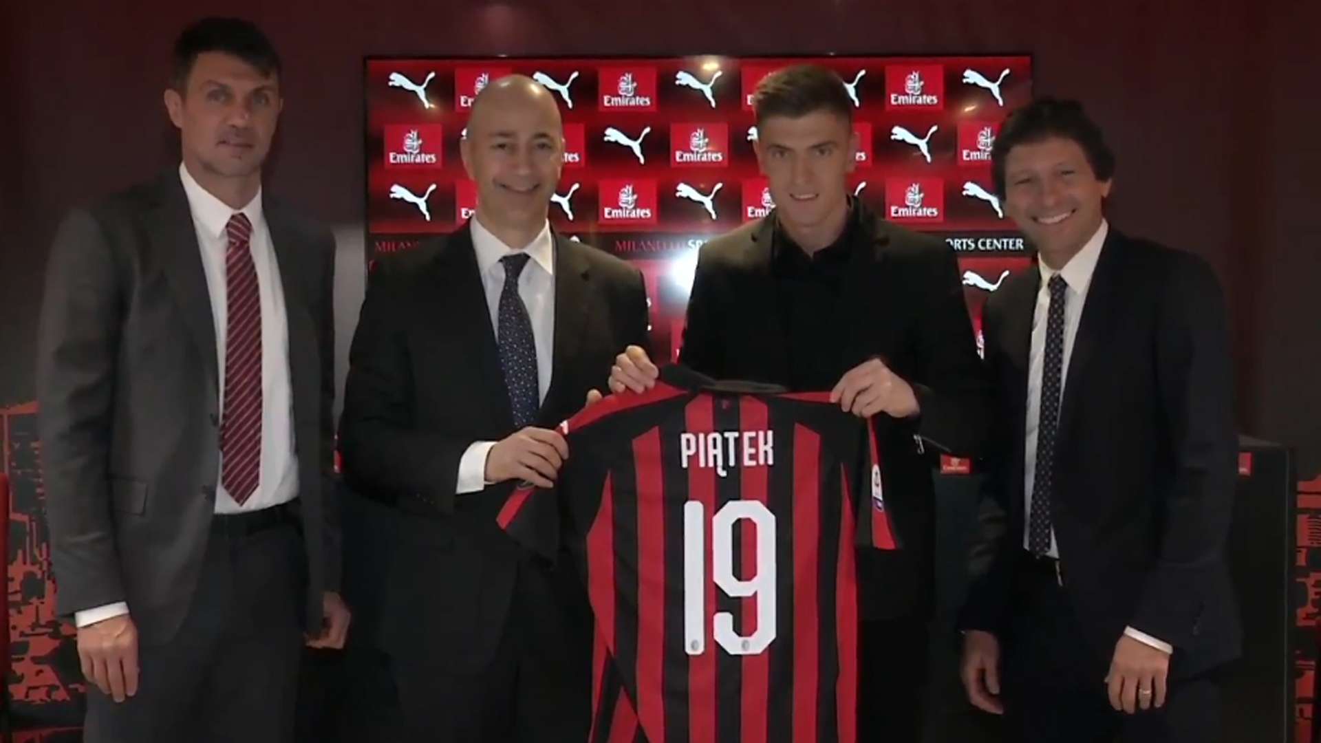 Maldini Gazidis Leonardo Piatek Milan