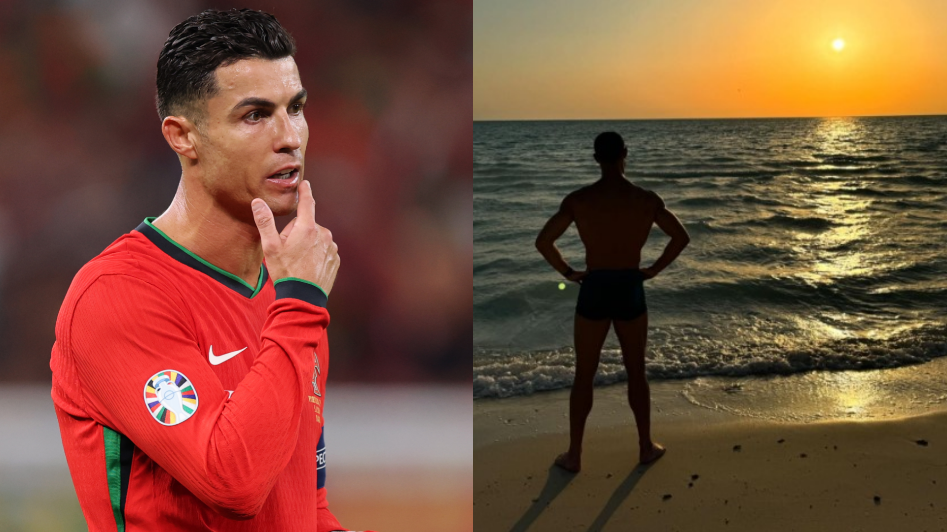 Sun setting on Cristiano Ronaldo? Flexing Portuguese superstar given time  to mull over future on the beach during idyllic summer break with Georgina  Rodriguez & family | Goal.com US