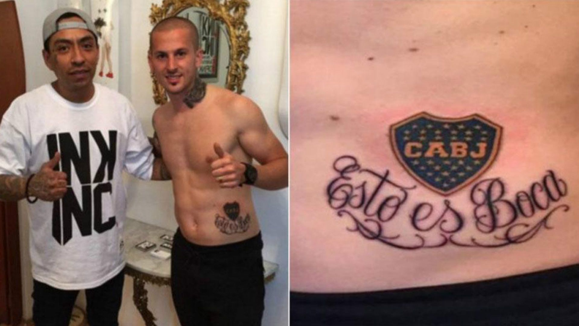 Dario Benedetto tatuaje Boca
