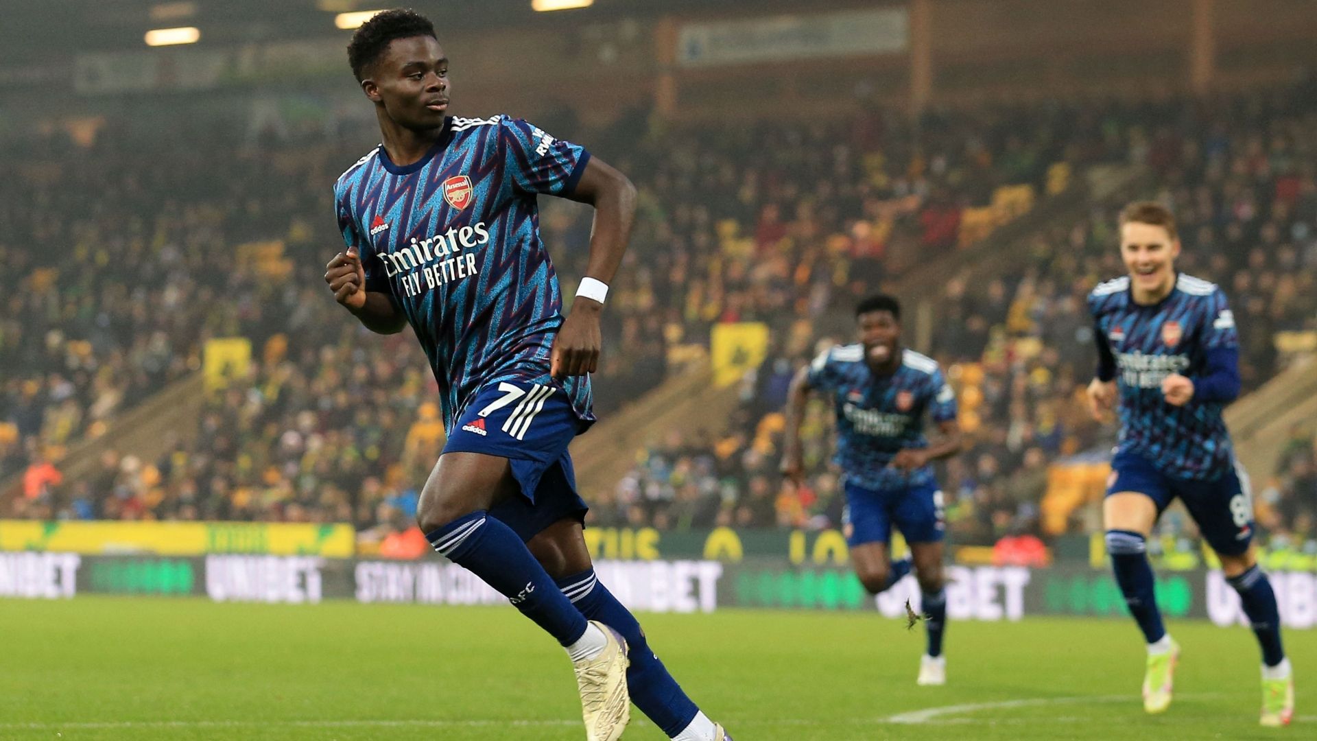 Bukayo Saka Arsenal 2021-22