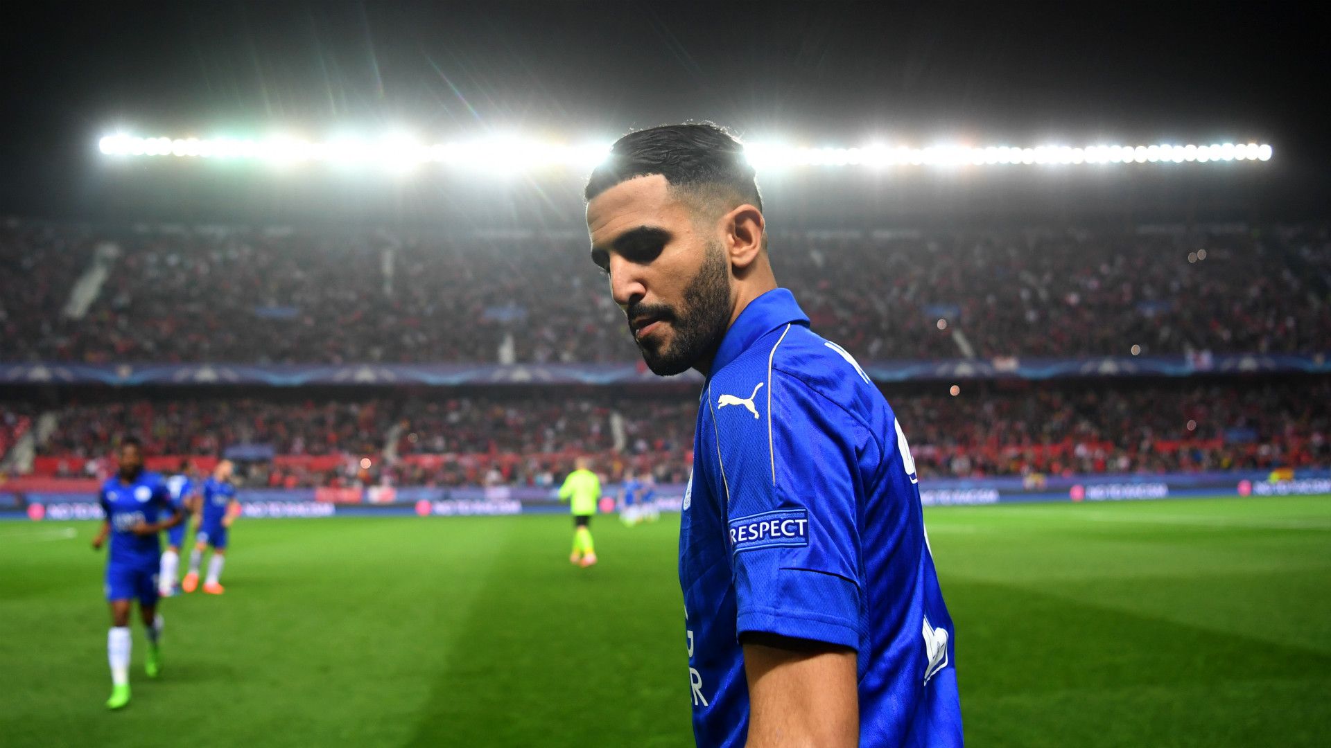 Riyad Mahrez Sevilla Leicester Champions League