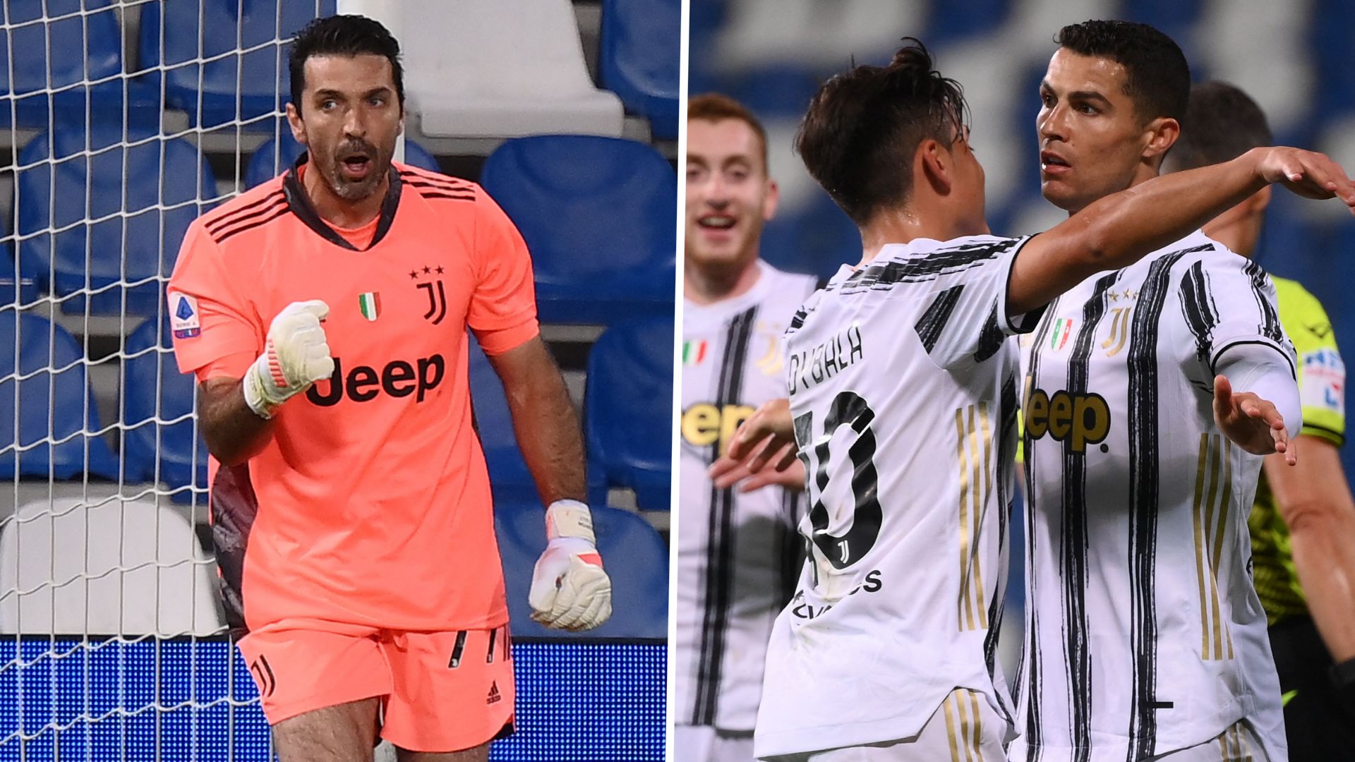 Buffon Ronaldo Juventus Serie A 12052021