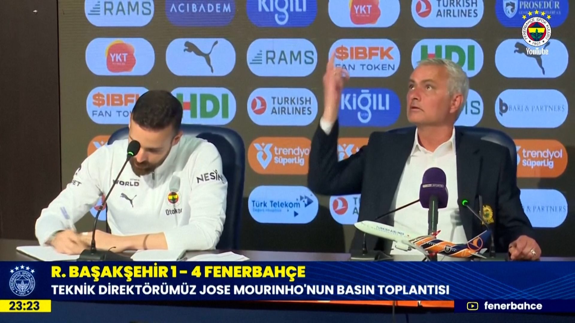 Jose Mourinho Pressekonferenz Münzen