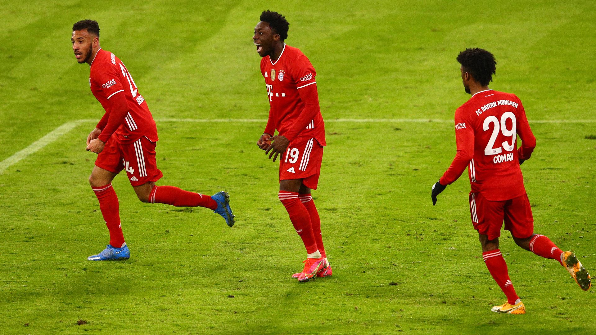 Bayern München Tolisso Davies Sane