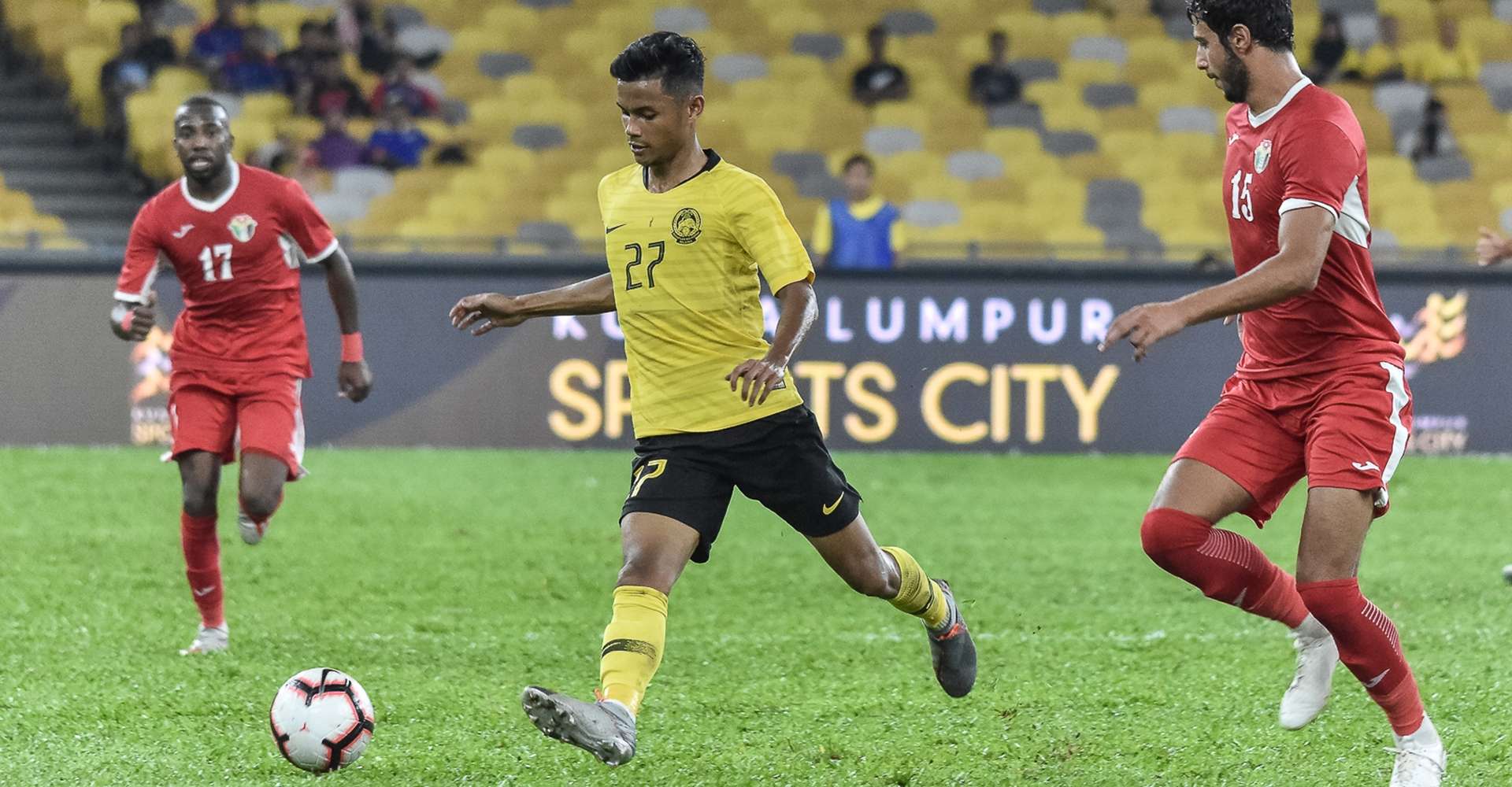 Danial Amier, Malaysia v Jordan, Friendly, 30 Aug 2019