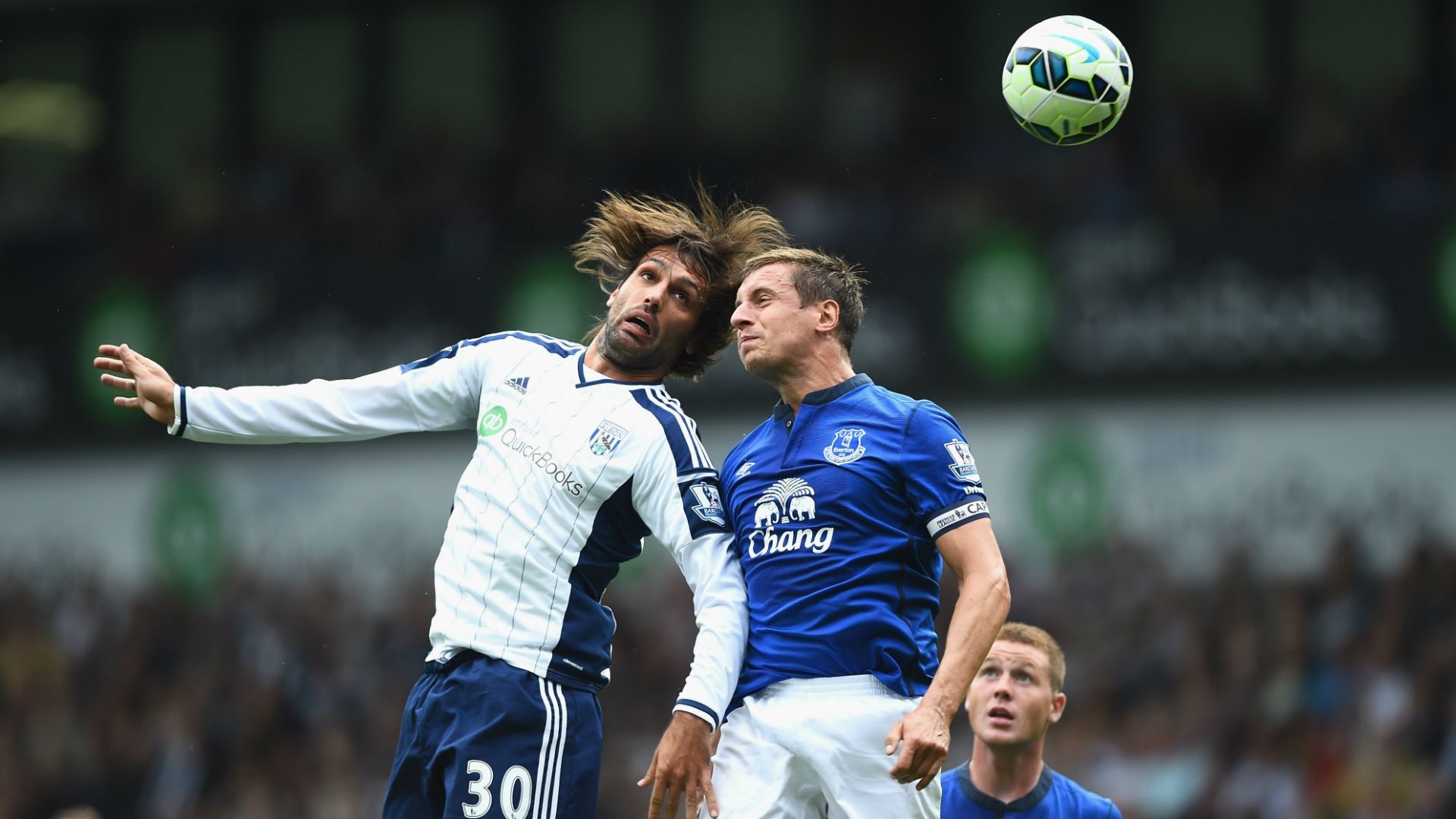 Georgios Samaras West Brom v Everton Premier League 13092014