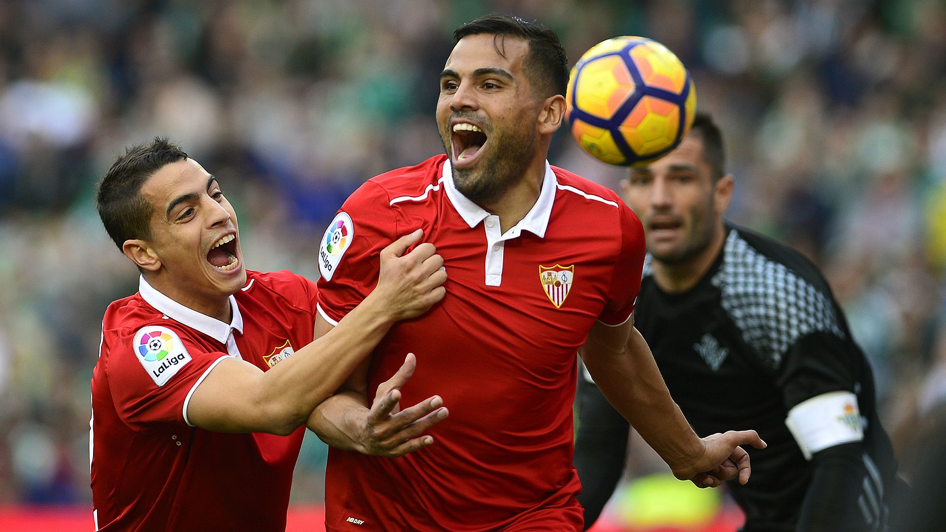 Gabriel Mercado Ben Yedder Betis Sevilla LaLiga 25022017