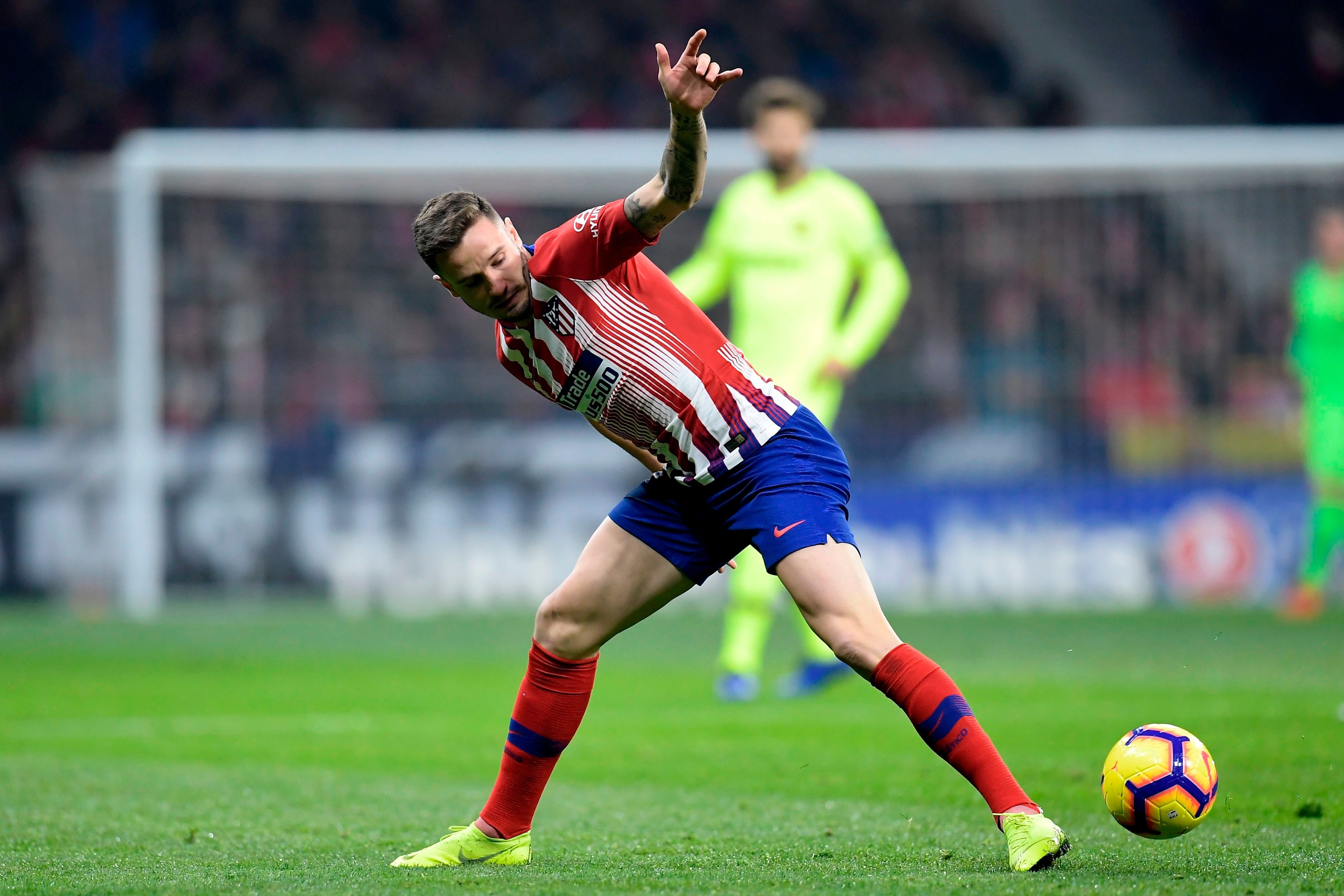 SAUL ATLETICO MADRID BARCELONA LALIGA