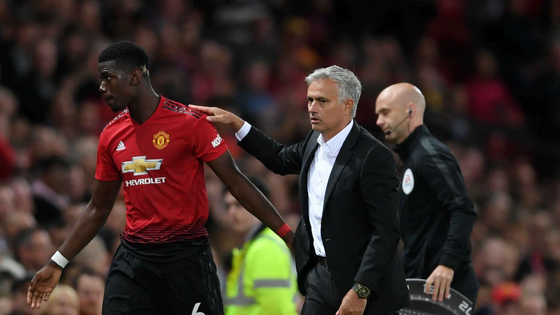2018-08-12 Paul Pogba Jose Mourinho