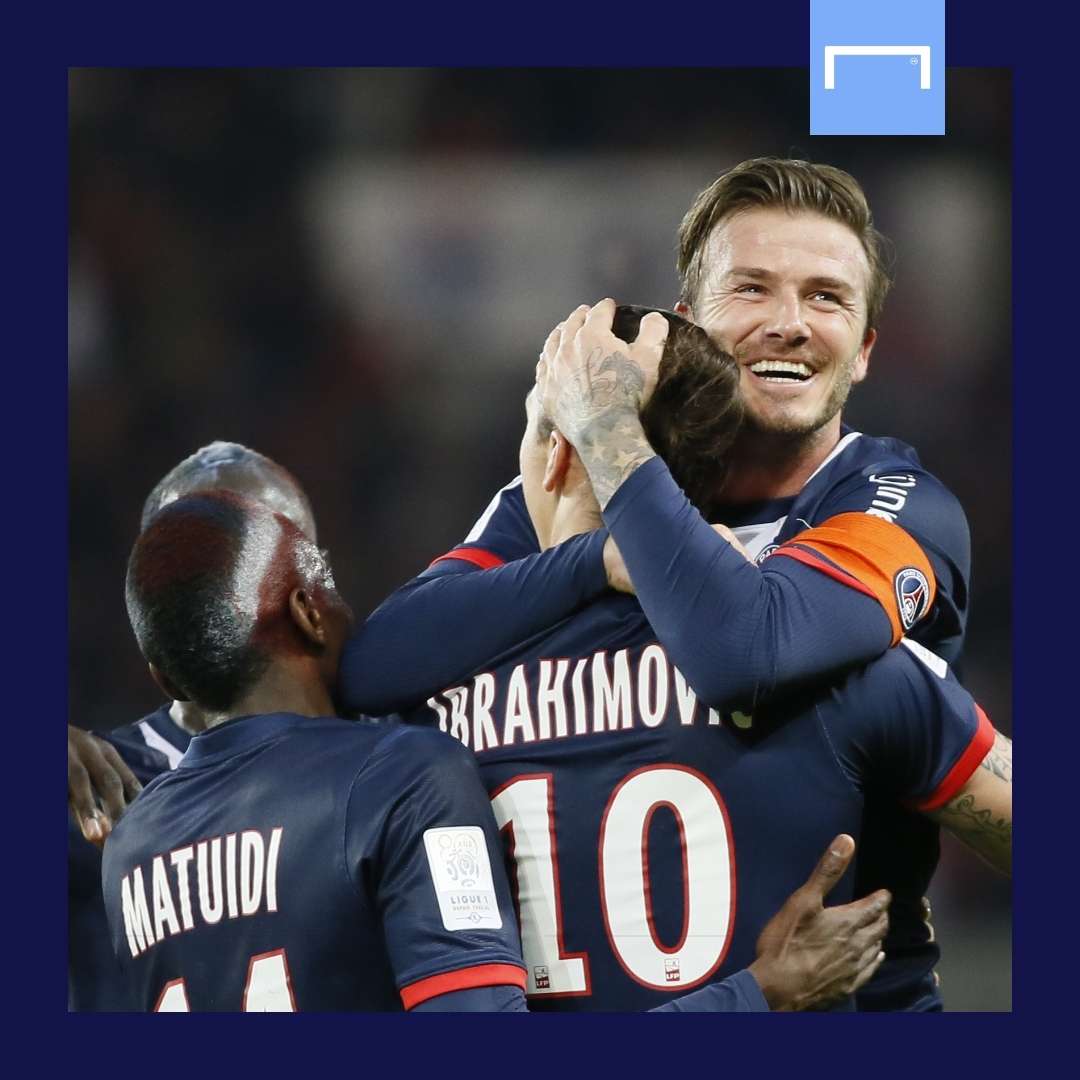 David Beckham Zlatan Ibrahimovic PSG GFX